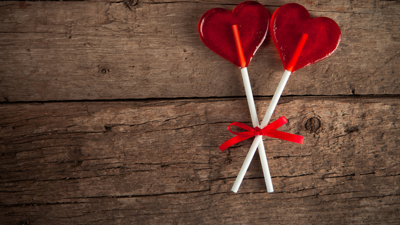 Heart, Red, Love, Flower, Petal. Wallpaper in 1280x720 Resolution