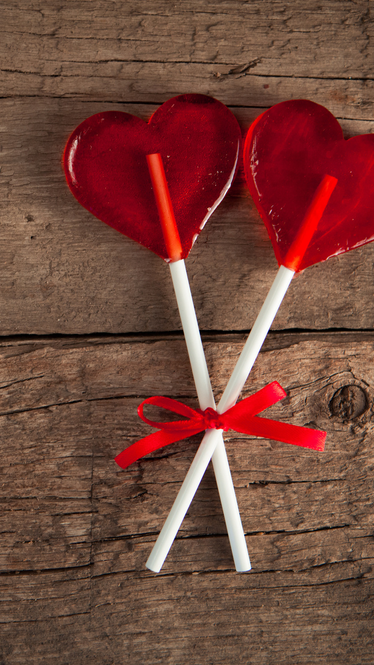 Heart, Red, Love, Flower, Petal. Wallpaper in 750x1334 Resolution