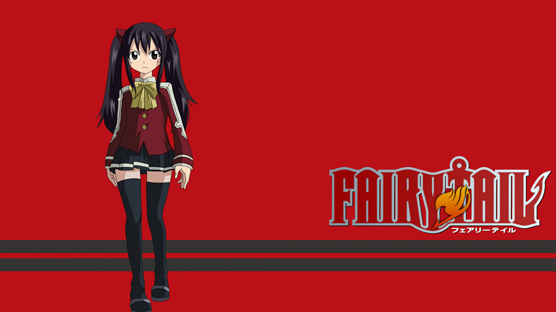 Personnage D'anime Fille Aux Cheveux Noirs. Wallpaper in 1920x1080 Resolution