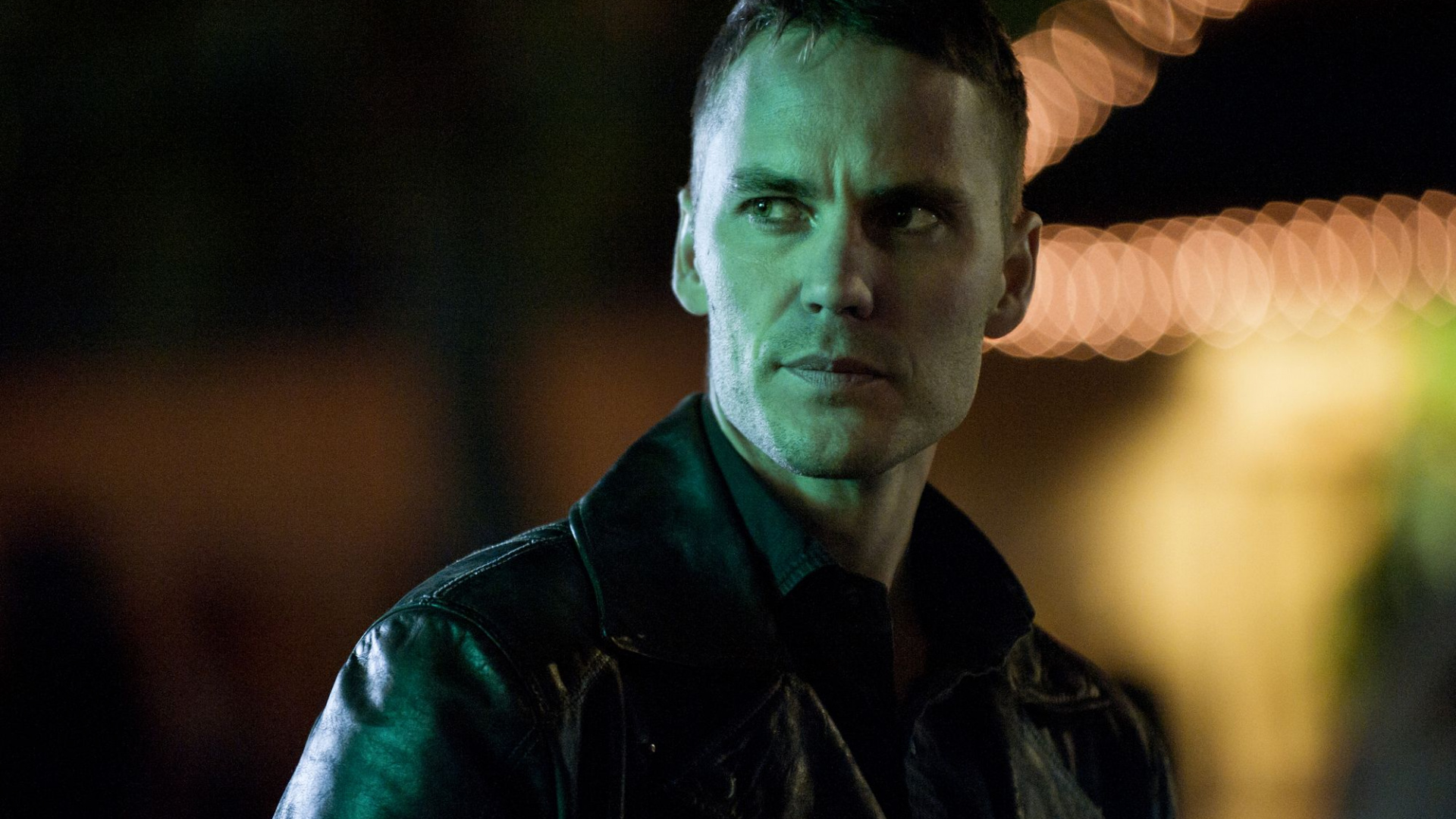 Man in Black Leather Jacket. Wallpaper in 1920x1080 Resolution