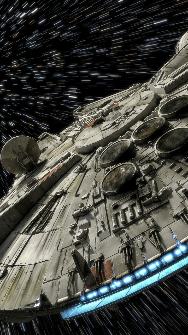 Star Wars, Darth Vader, Han Solo, Millennium Falcon, Naval Architecture. Wallpaper in 720x1280 Resolution