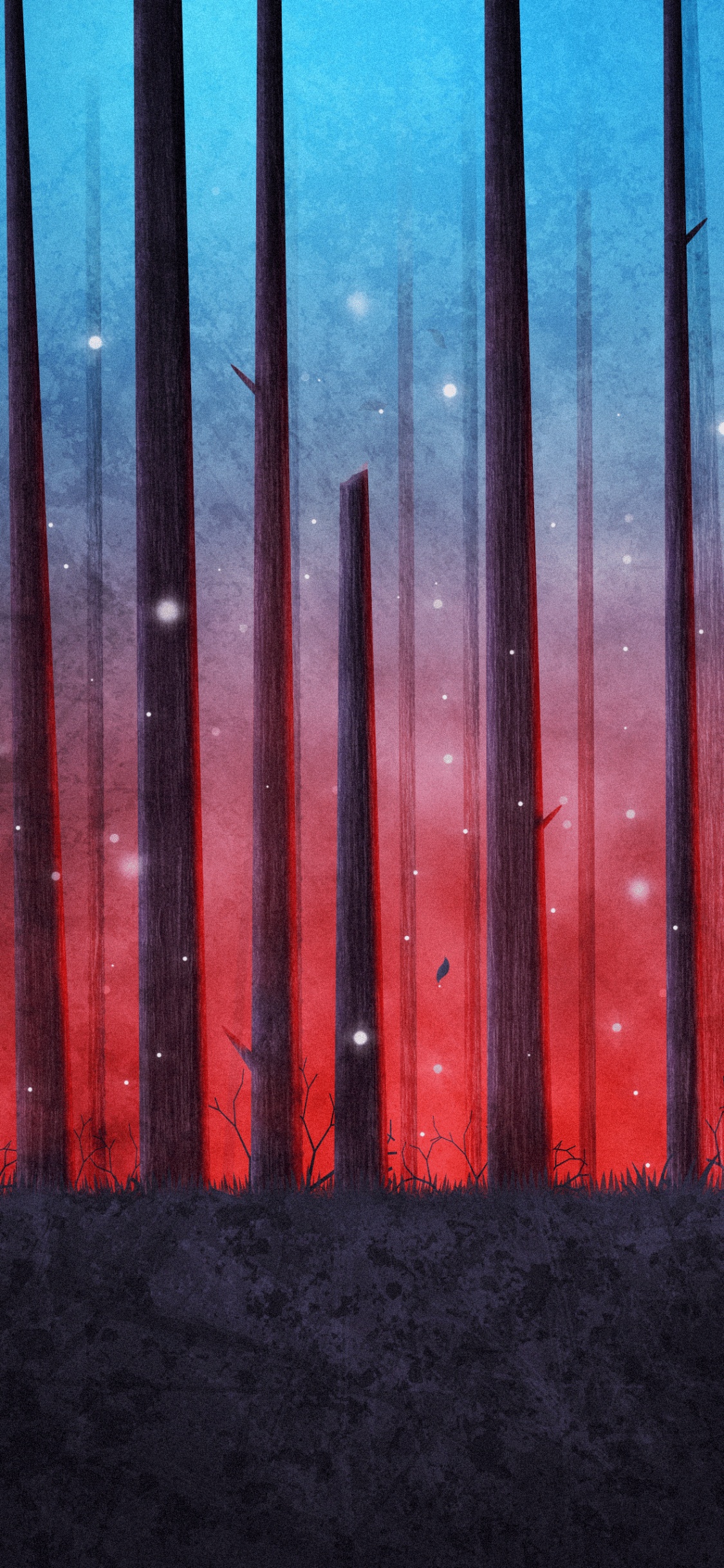 Batman, Android, La Scène Est Vide, de Teintes et de Nuances, Magenta. Wallpaper in 1125x2436 Resolution