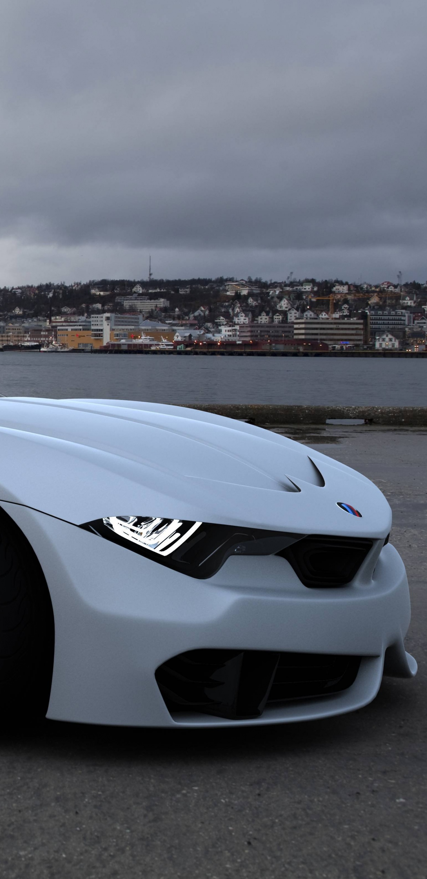 White Porsche 911 on Road During Daytime. Wallpaper in 1440x2960 Resolution