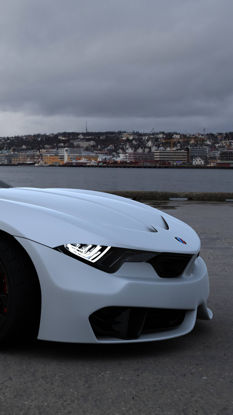 White Porsche 911 on Road During Daytime. Wallpaper in 750x1334 Resolution