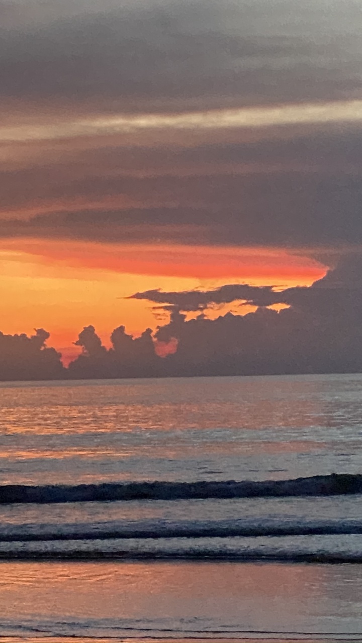 Horizon, Water, Sunset, Body of Water, Nature. Wallpaper in 720x1280 Resolution