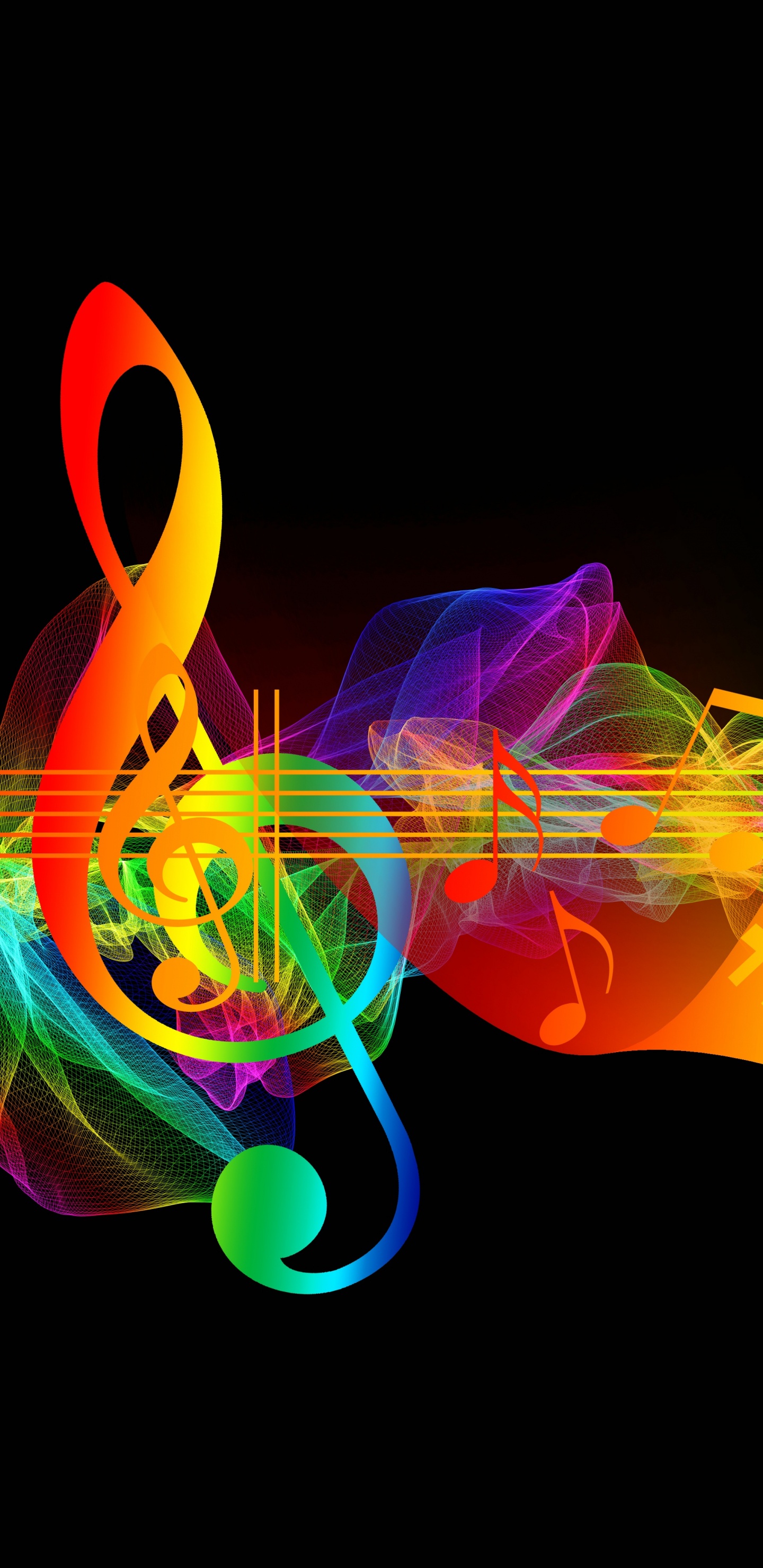 la Clef, Lumière, L'effet Visuel de L'éclairage, Graphisme, Art Fractal. Wallpaper in 1440x2960 Resolution