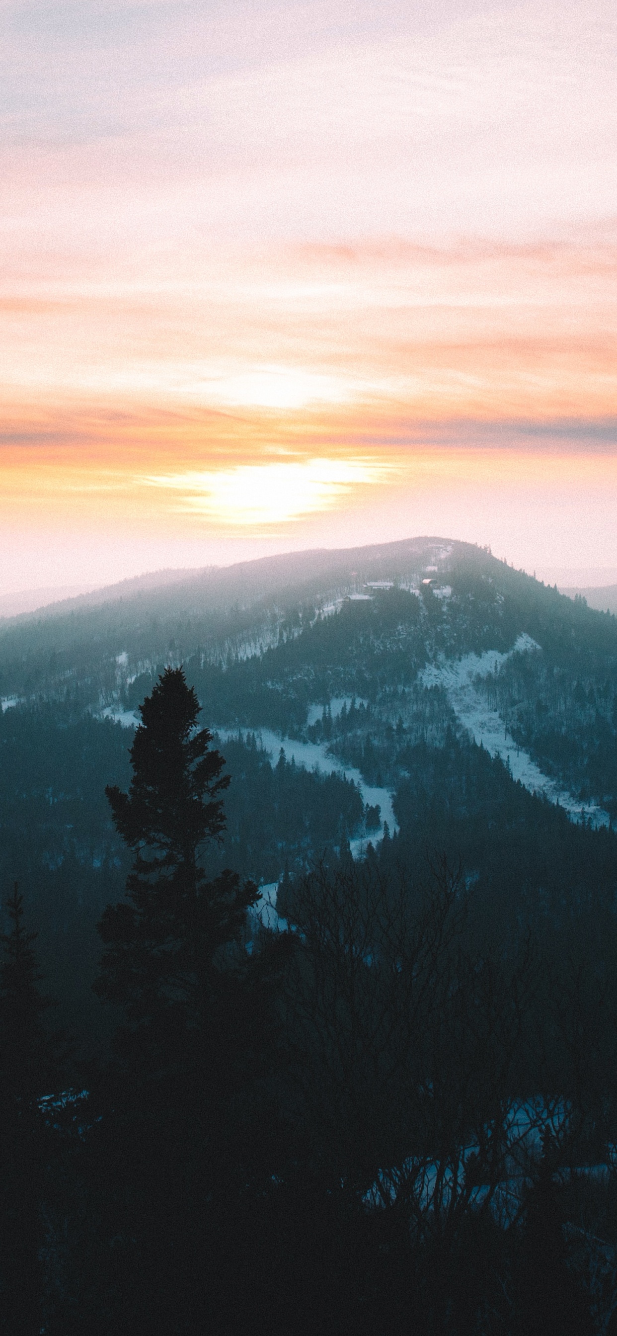 Mountainous Landforms, Mountain, Nature, Cloud, Morning. Wallpaper in 1242x2688 Resolution