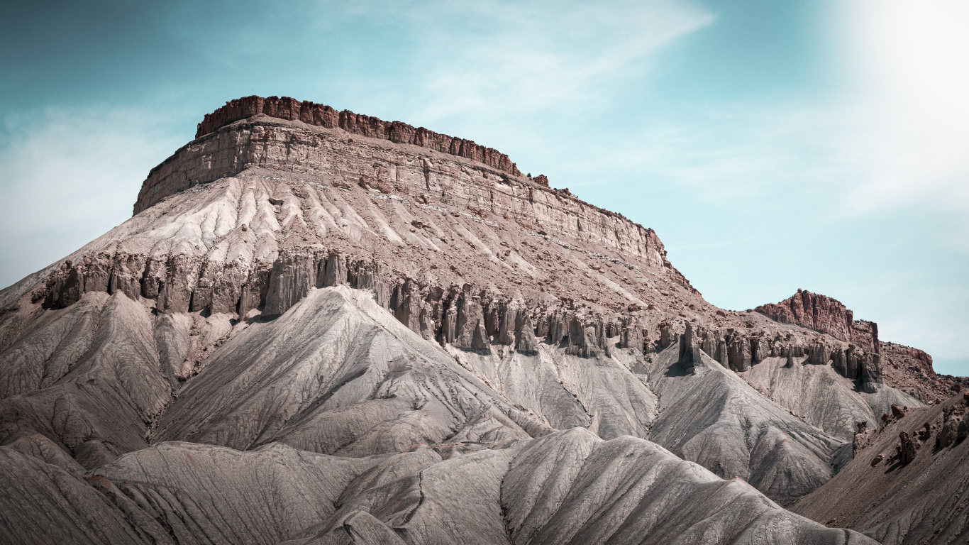 Garfield County, Cloud, Mountain, World, Bedrock. Wallpaper in 1366x768 Resolution