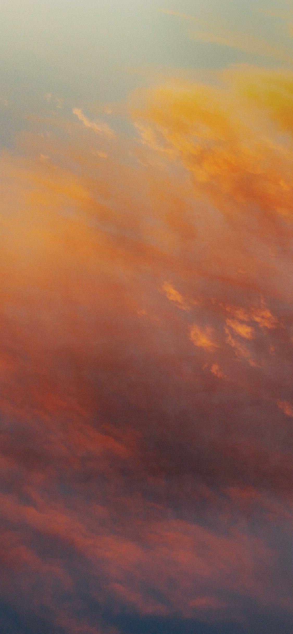 Cloud, Tageszeit, Atmosphäre, Orange, Afterglow. Wallpaper in 1125x2436 Resolution
