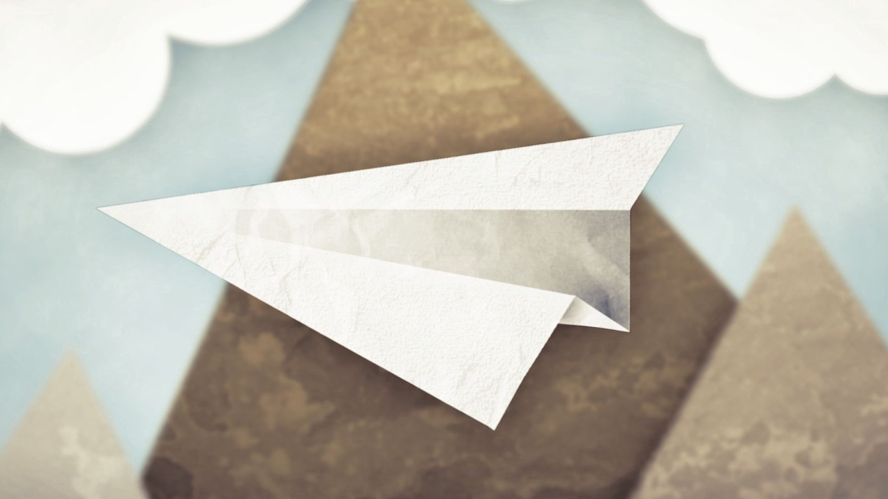 Montañas Borrosas, Vuelo, Montaña, Naturaleza, Arte. Wallpaper in 1280x720 Resolution