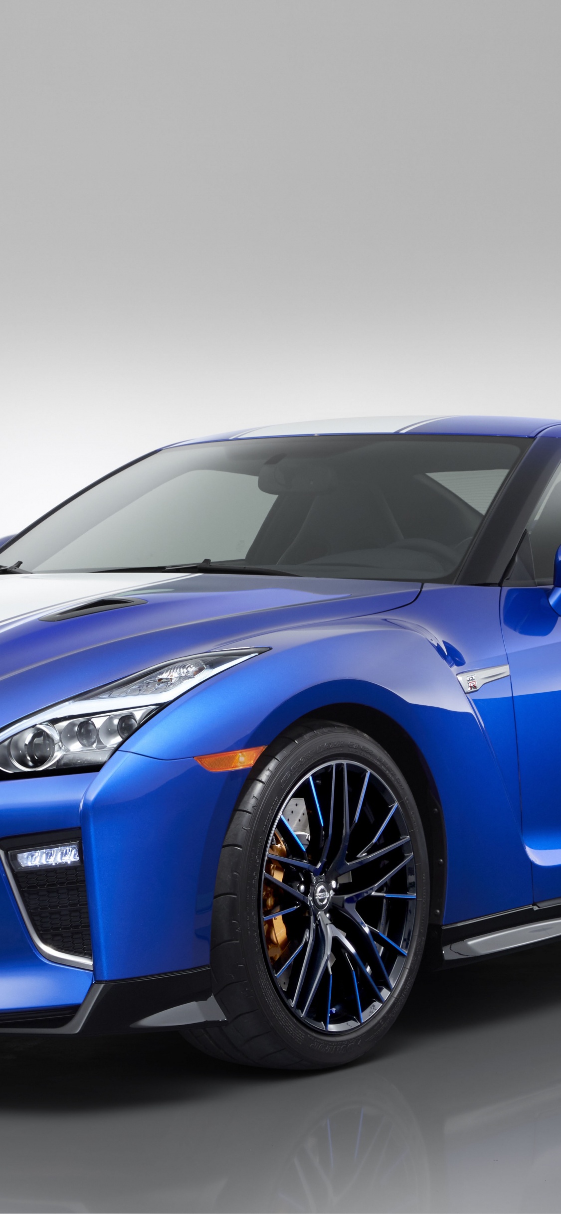 Blau Bmw m3 Coupe. Wallpaper in 1125x2436 Resolution