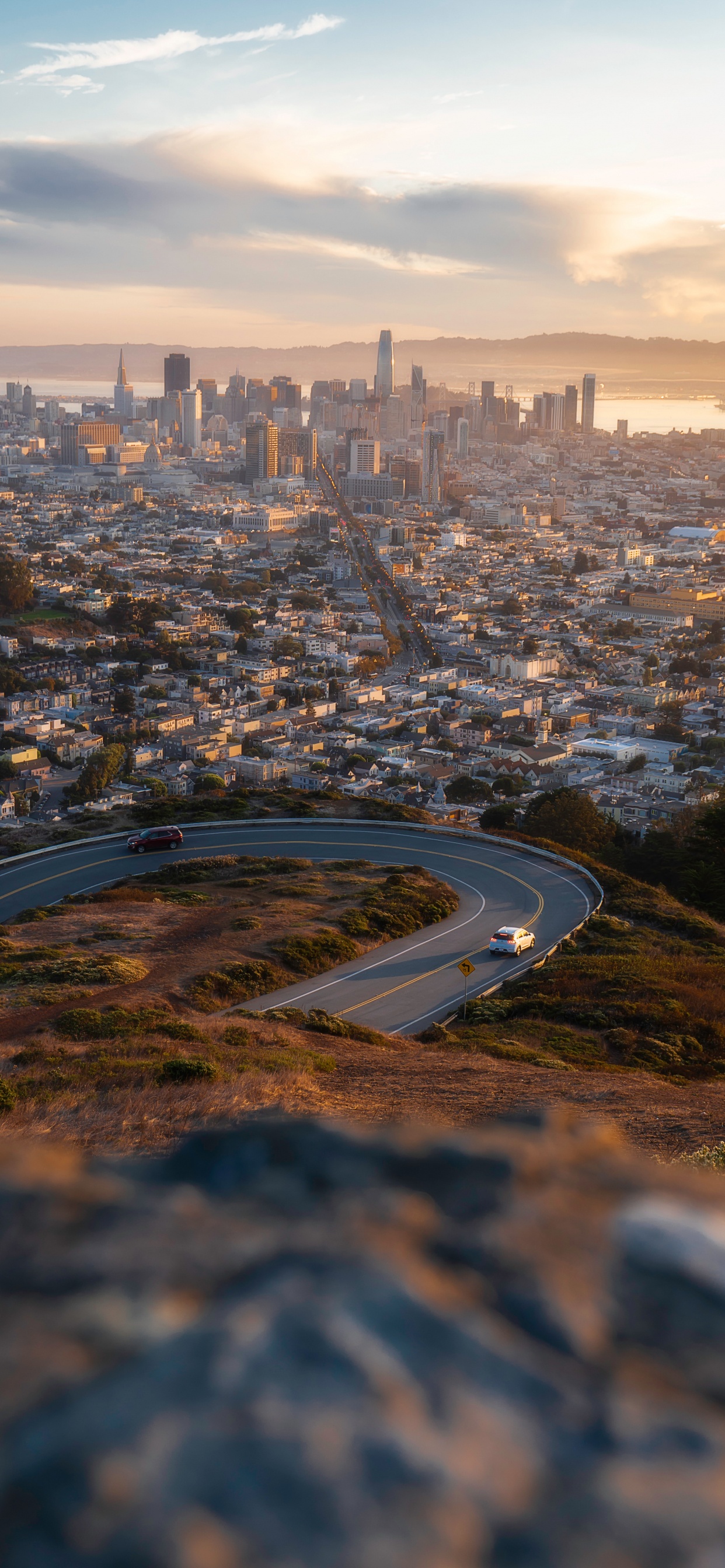 Aerial View of City Buildings During Daytime. Wallpaper in 1242x2688 Resolution