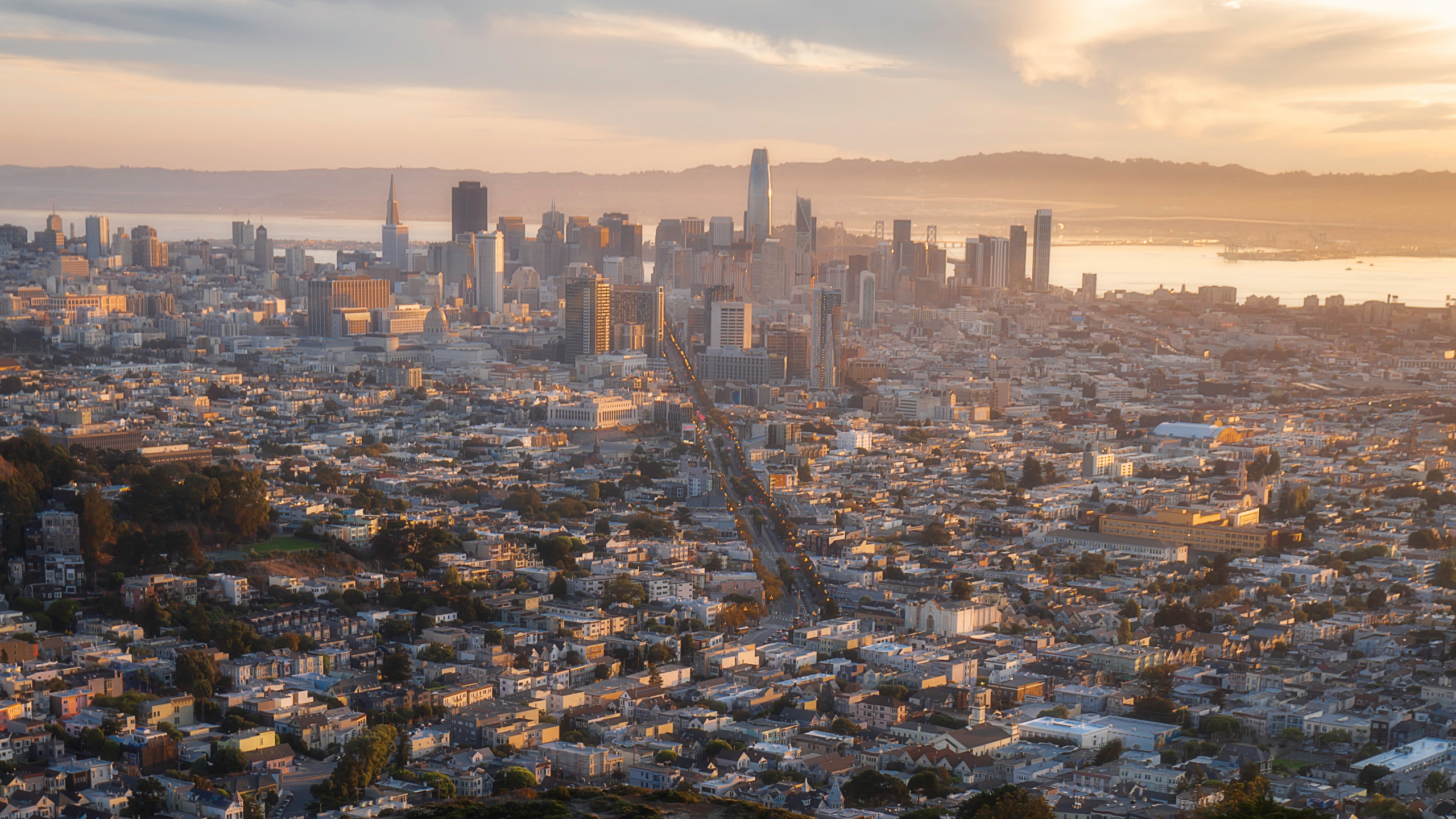 Aerial View of City Buildings During Daytime. Wallpaper in 2560x1440 Resolution
