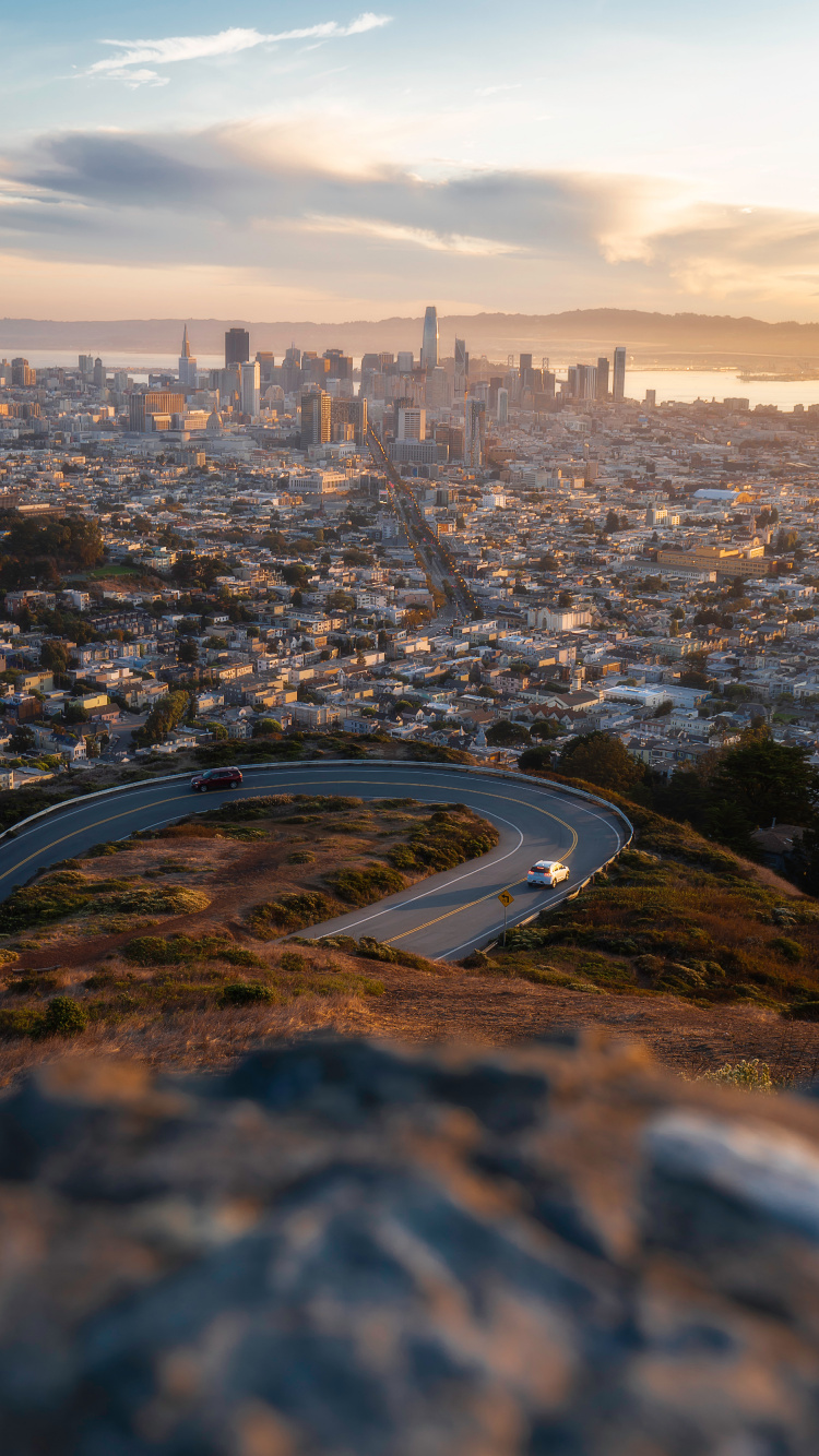 Aerial View of City Buildings During Daytime. Wallpaper in 750x1334 Resolution