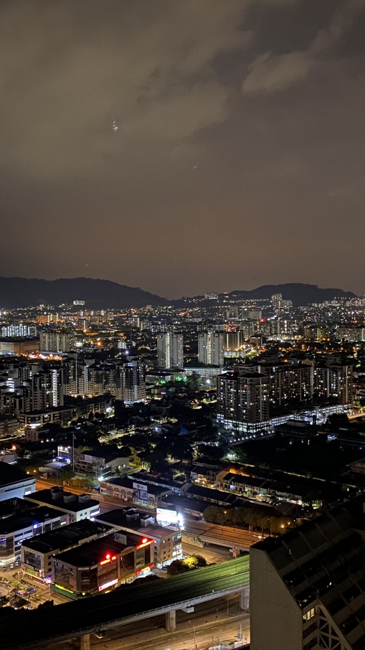 Nacht, Stadtgebiet, Metropole, Atmosphäre, Stadtlandschaften. Wallpaper in 720x1280 Resolution