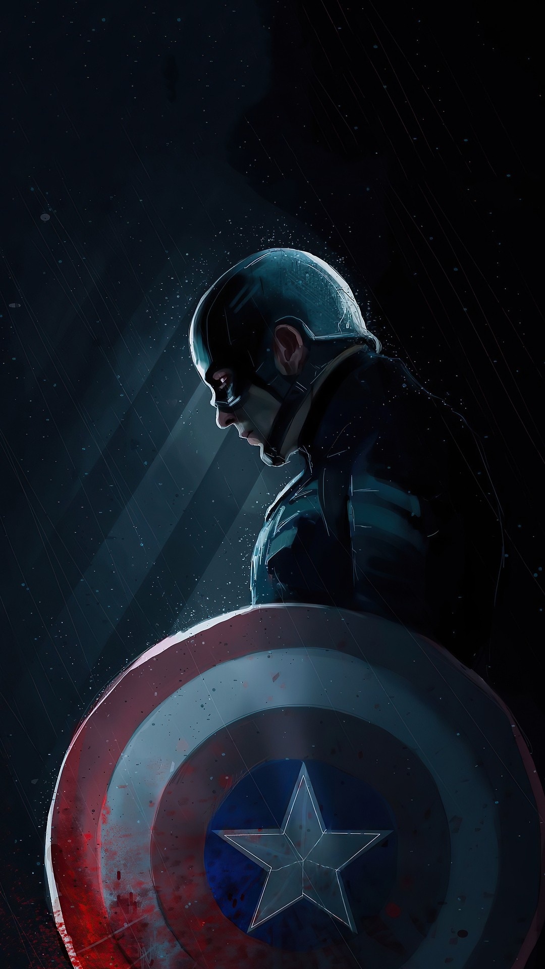 Captain America, Marvel Comics, Captain Americas Shield, Superhero, Shield. Wallpaper in 1080x1920 Resolution
