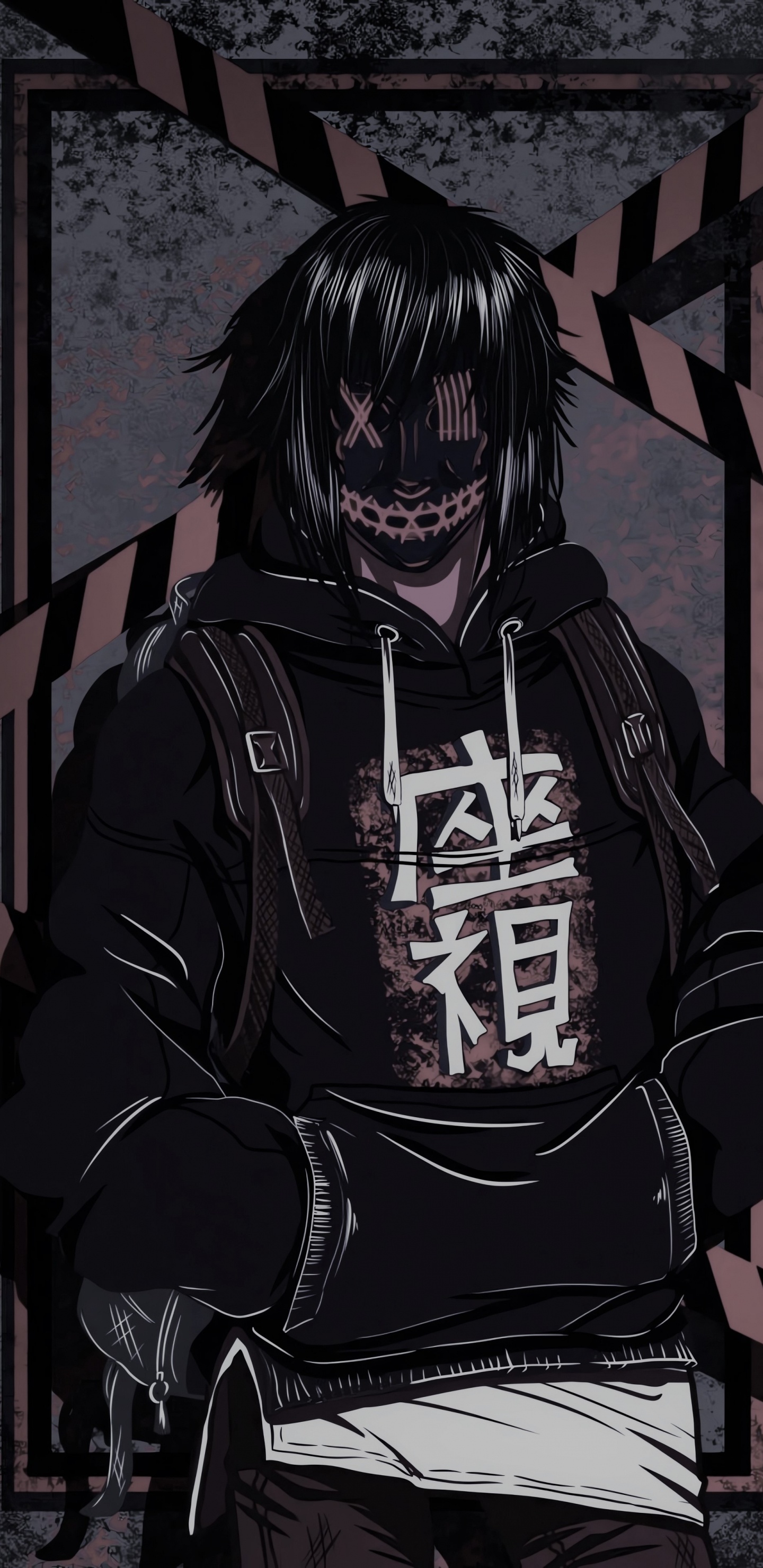 Chico Rudo Anime Oscuro, Anime, Arte Animado, Caricatura, Manga. Wallpaper in 1440x2960 Resolution