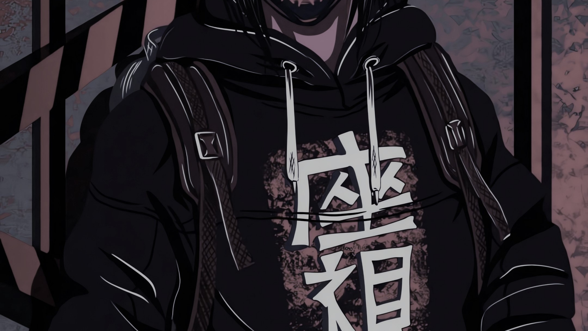 Garçon Dur à Cuire D'anime Sombre, L'anime, Cartoon, Manche, Les Vêtements D'extérieur. Wallpaper in 1920x1080 Resolution