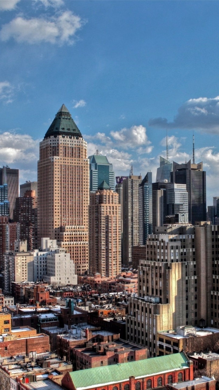City Buildings Under Blue Sky During Daytime. Wallpaper in 720x1280 Resolution
