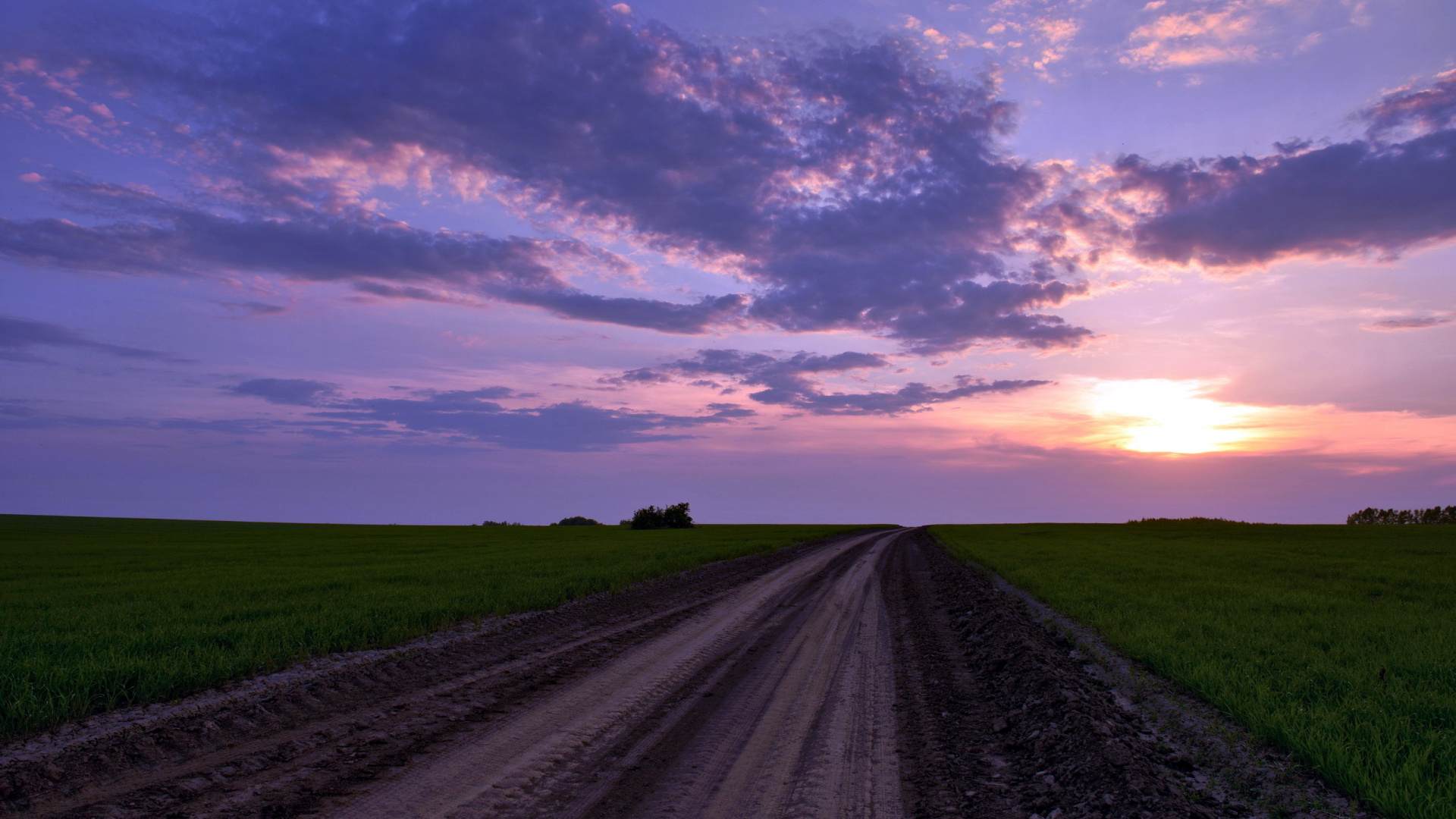 Champ D'herbe Verte Sous un Ciel Nuageux Pendant la Journée. Wallpaper in 1920x1080 Resolution