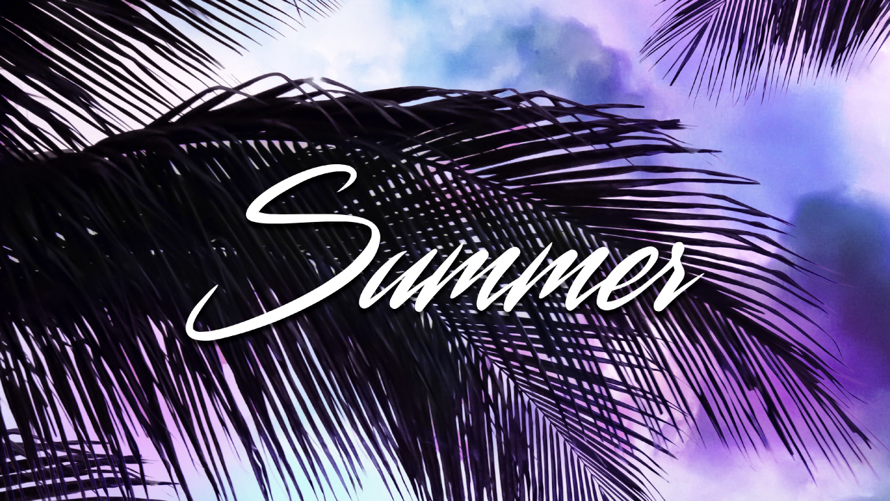 Verano, Ambiente, Azure, Sucursal, Morado. Wallpaper in 1280x720 Resolution