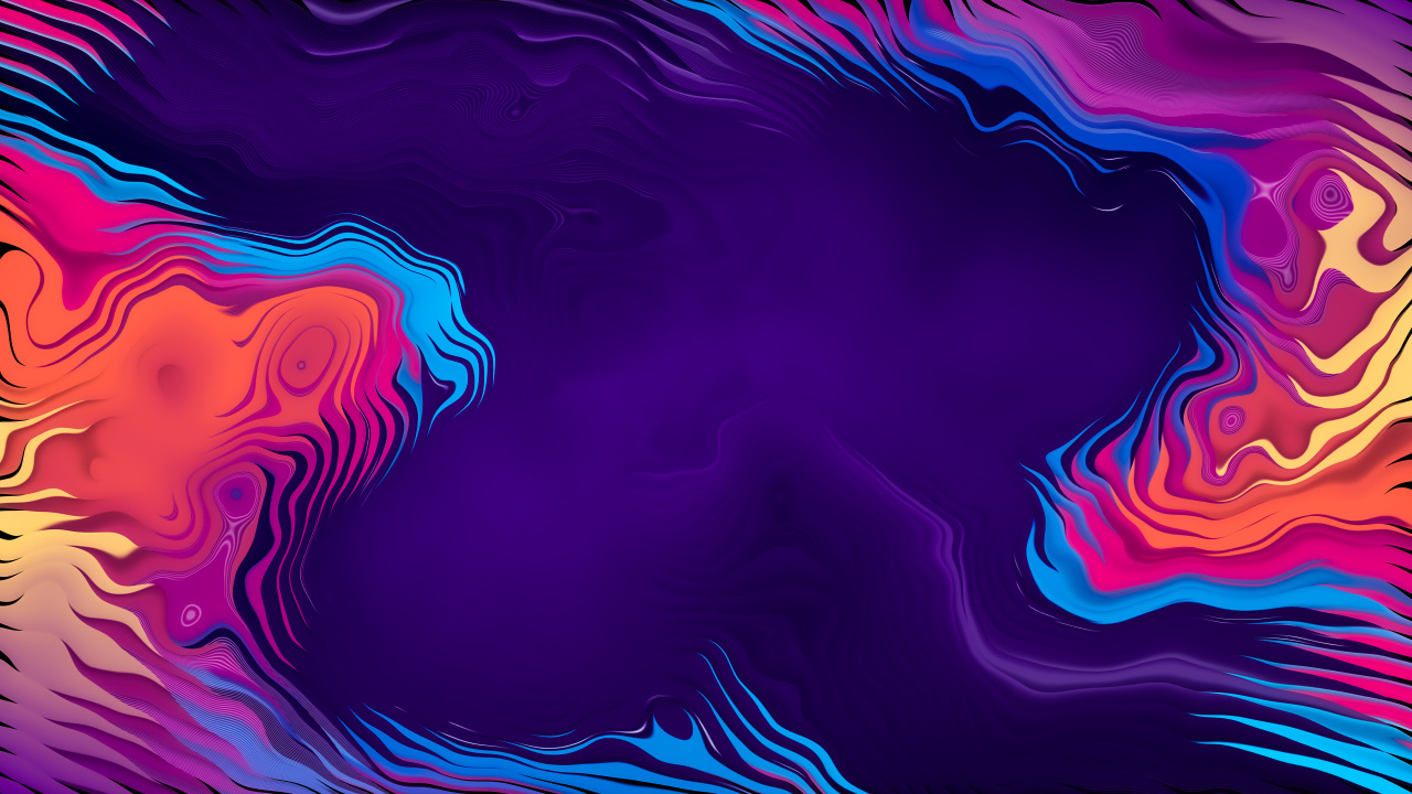 Colored, Abstract Art, Art, Graphics, Purple. Wallpaper in 1280x720 Resolution