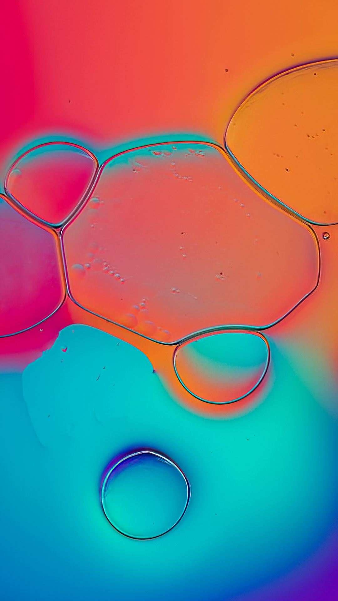 Eau, la Pureté de la Couleur, Orange, Pink, Liquid. Wallpaper in 1080x1920 Resolution