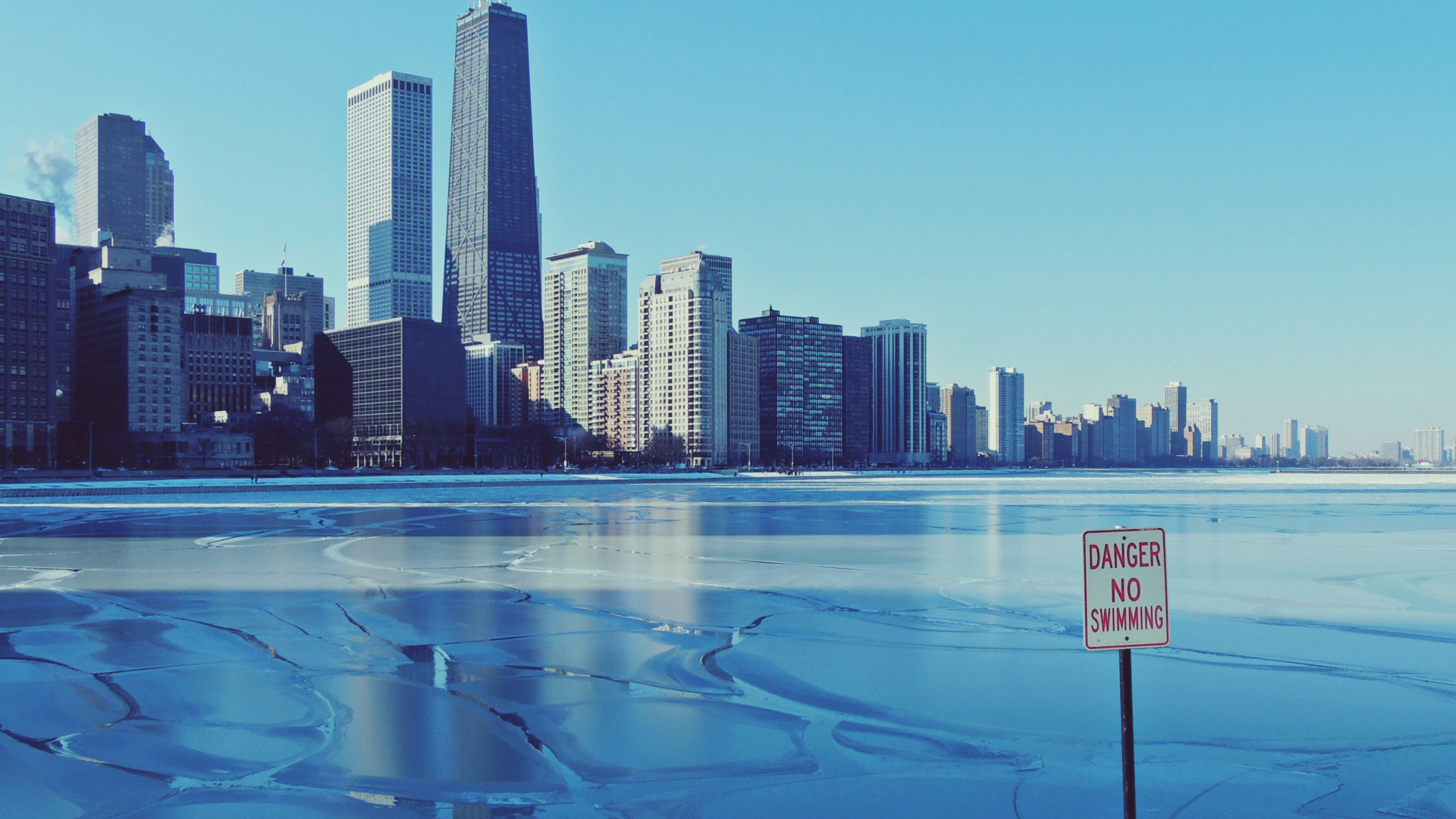 City Skyline Under Blue Sky During Daytime. Wallpaper in 1920x1080 Resolution