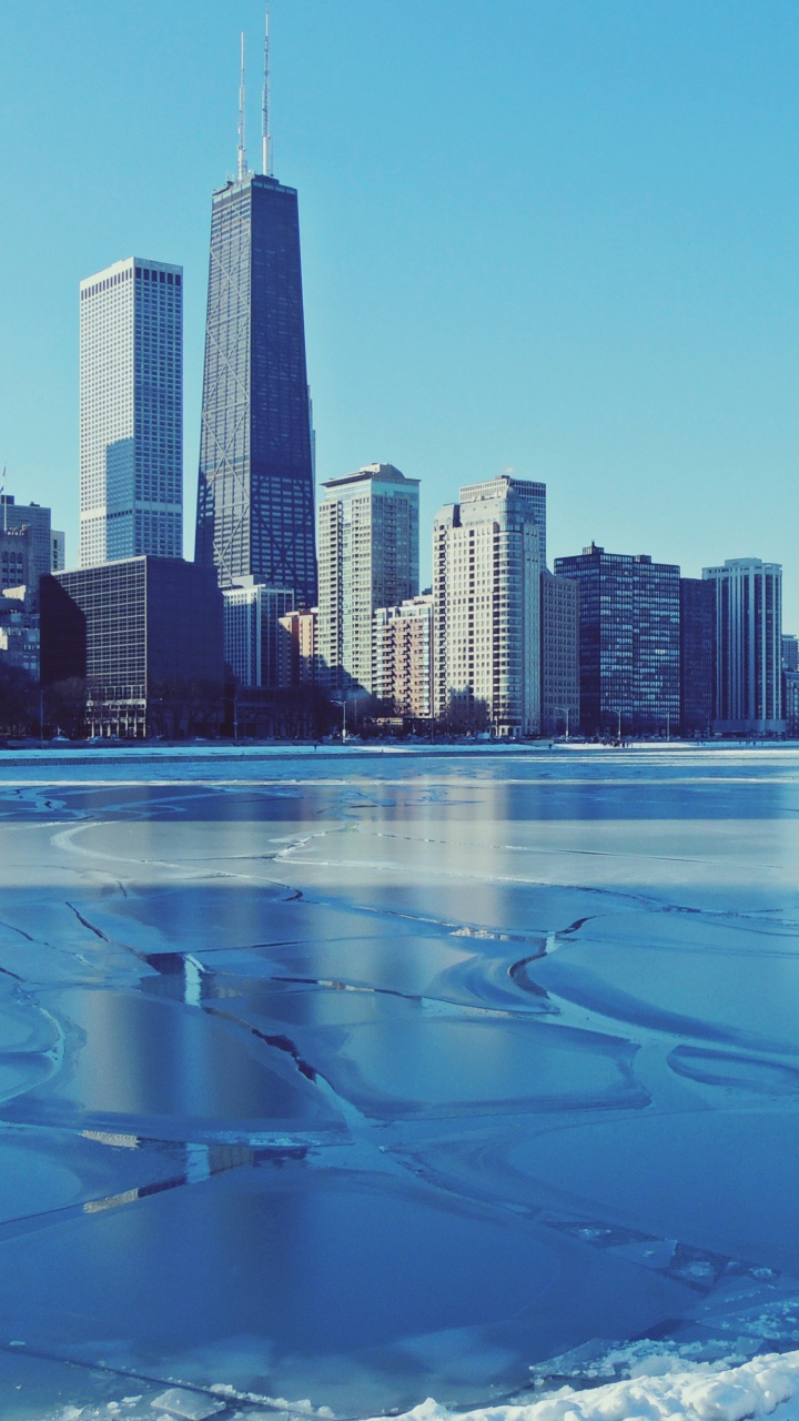 City Skyline Under Blue Sky During Daytime. Wallpaper in 720x1280 Resolution