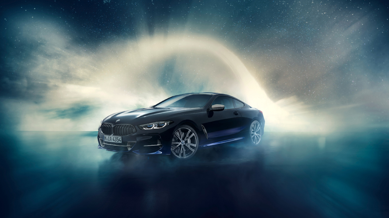 Porsche 911 Negro Sobre Cielo Azul. Wallpaper in 1280x720 Resolution