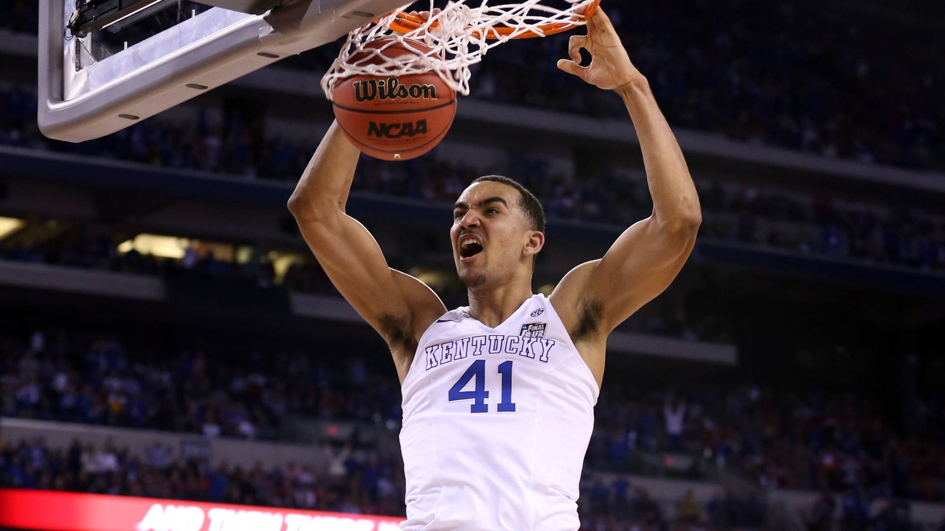 Man in White and Black Basketball Jersey Shirt Holding Basketball. Wallpaper in 1920x1080 Resolution