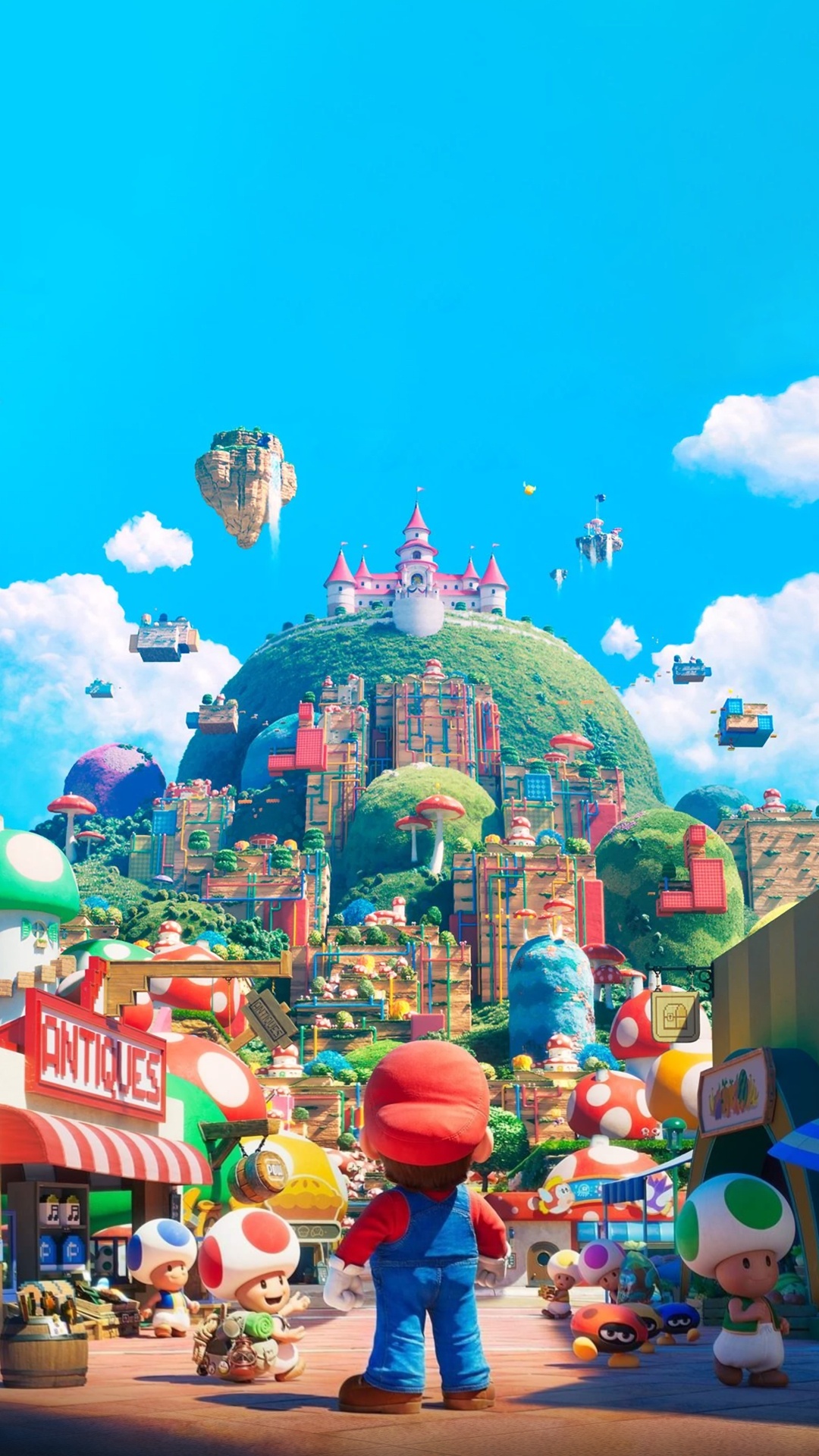 Affiche du Film Super Mario Bros 2023, Luigi, Princesse Peach, Affiche, Super Mario. Wallpaper in 1080x1920 Resolution