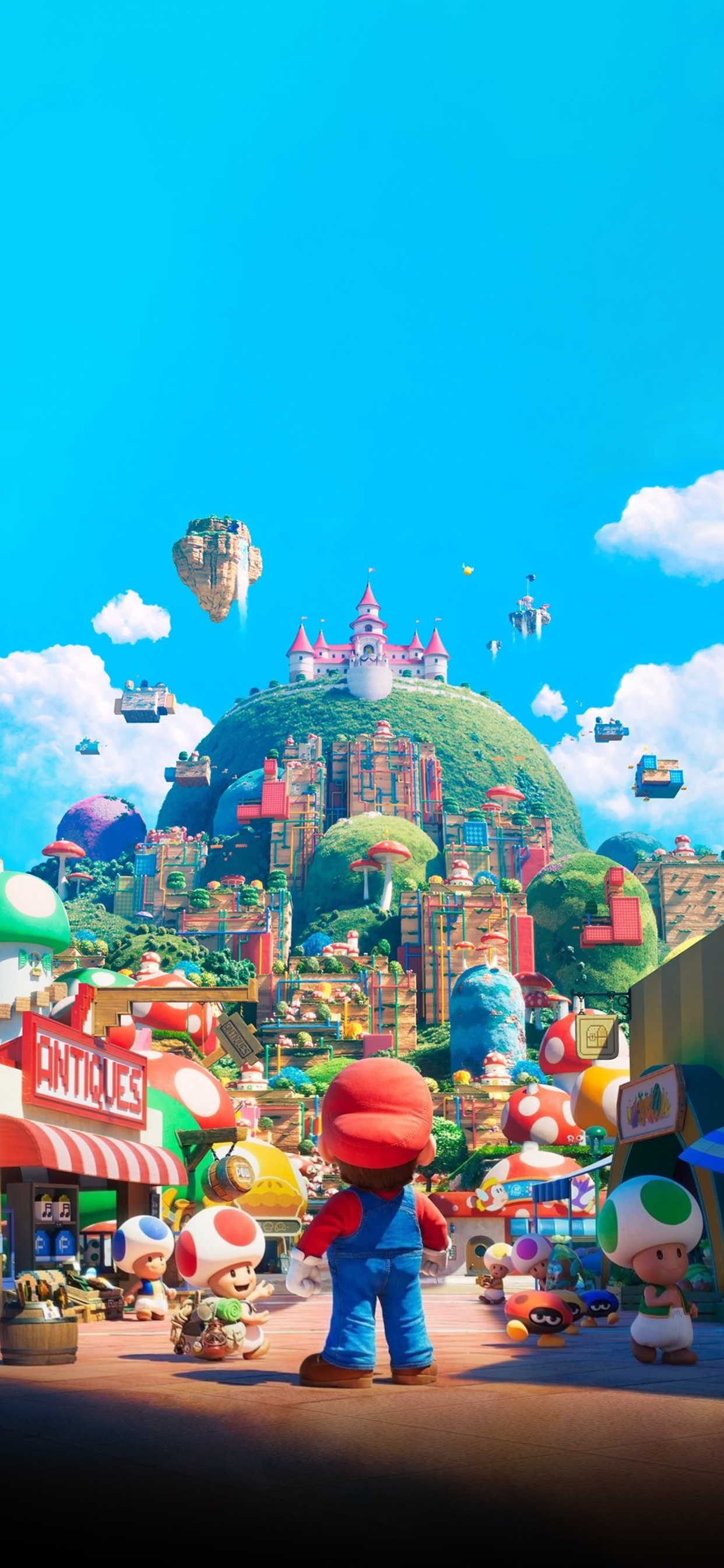 Affiche du Film Super Mario Bros 2023, Luigi, Princesse Peach, Affiche, Super Mario. Wallpaper in 1242x2688 Resolution