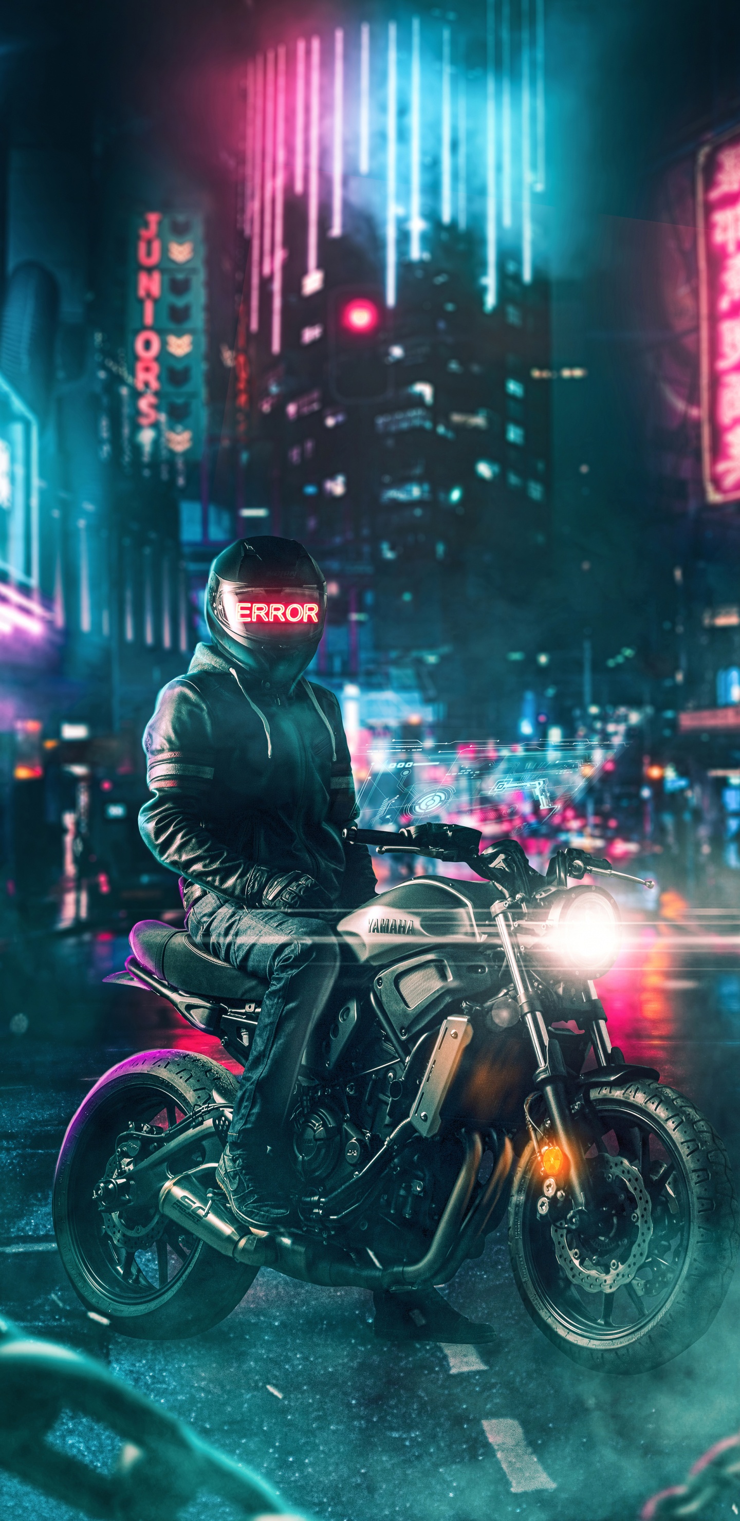 Motorcycle Helmet, Motorcycle, Motocross, Yamaha Motor Company, Motorcycle Sport. Wallpaper in 1440x2960 Resolution