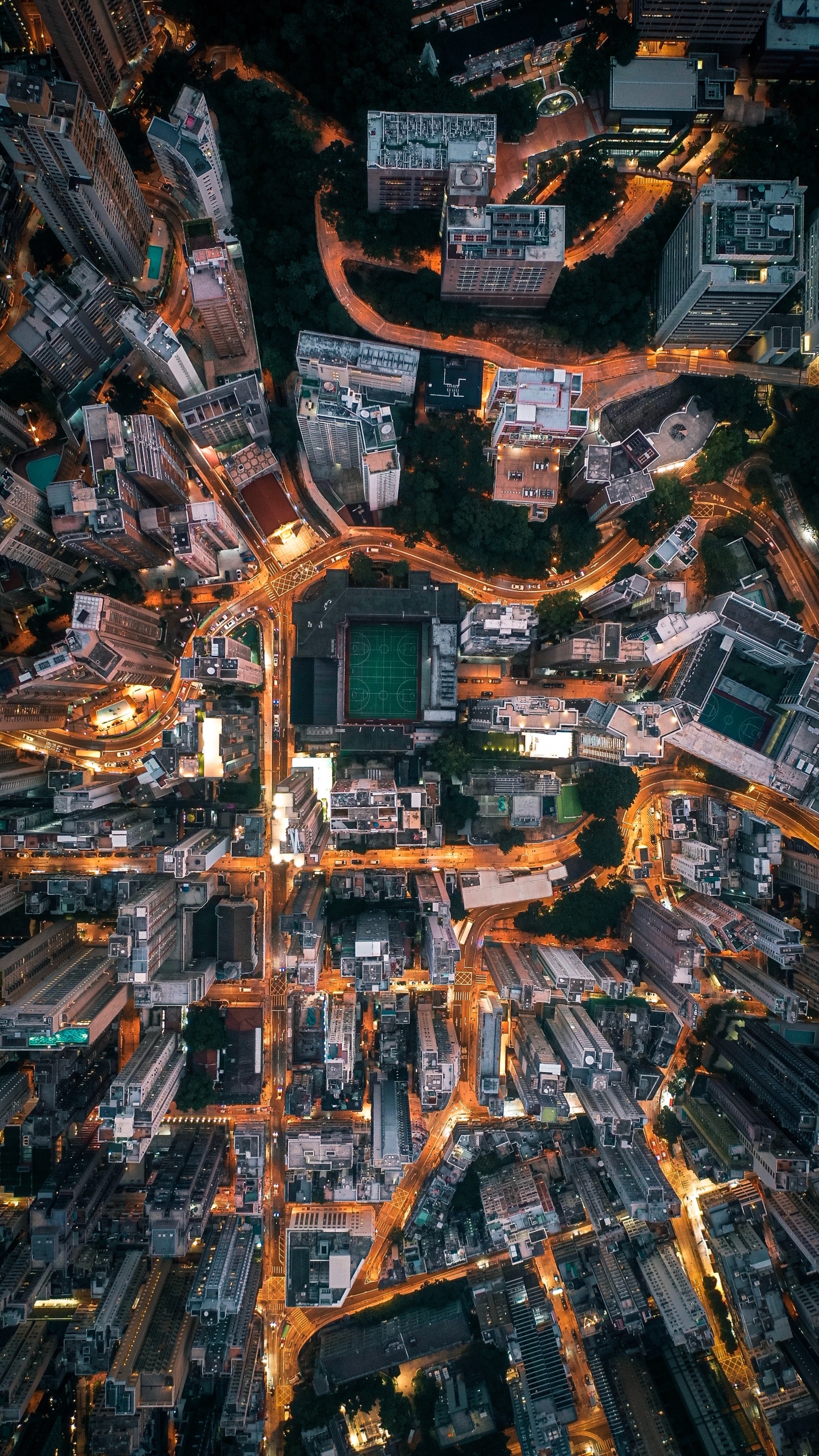 Aerial View of City Buildings During Daytime. Wallpaper in 1440x2560 Resolution