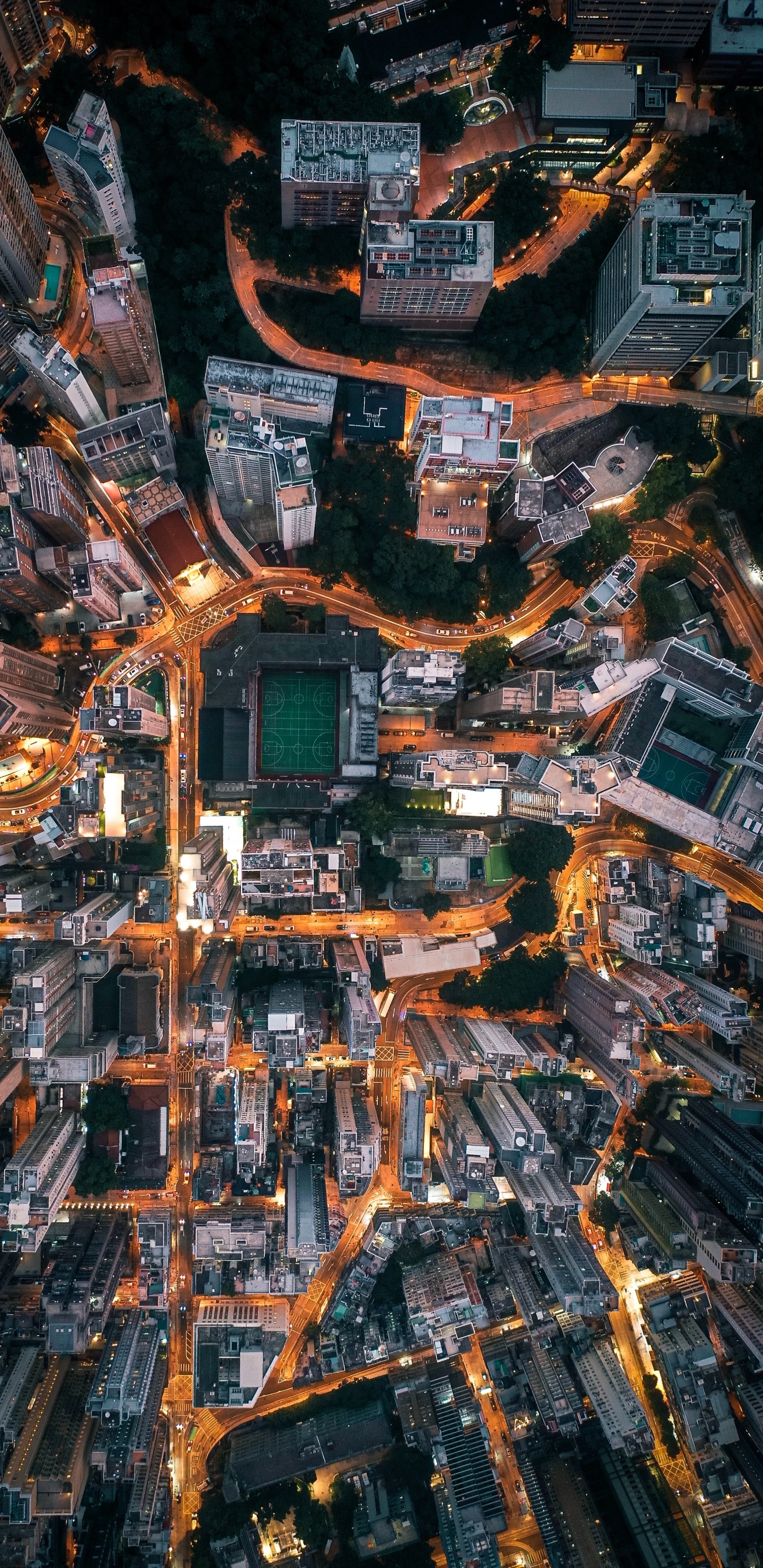 Aerial View of City Buildings During Daytime. Wallpaper in 1440x2960 Resolution
