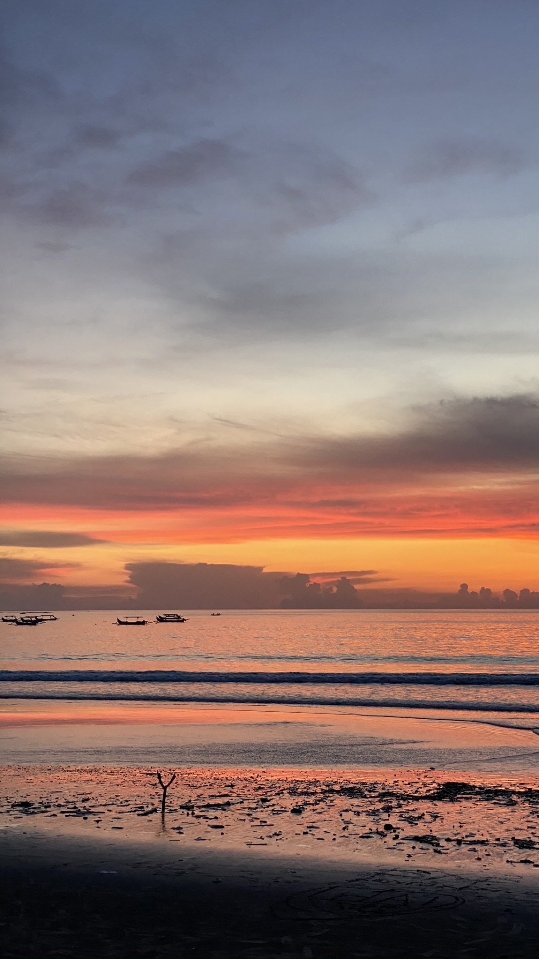 Horizont, Wasser, Meer, Sonnenuntergang, Flüssigkeit. Wallpaper in 1080x1920 Resolution