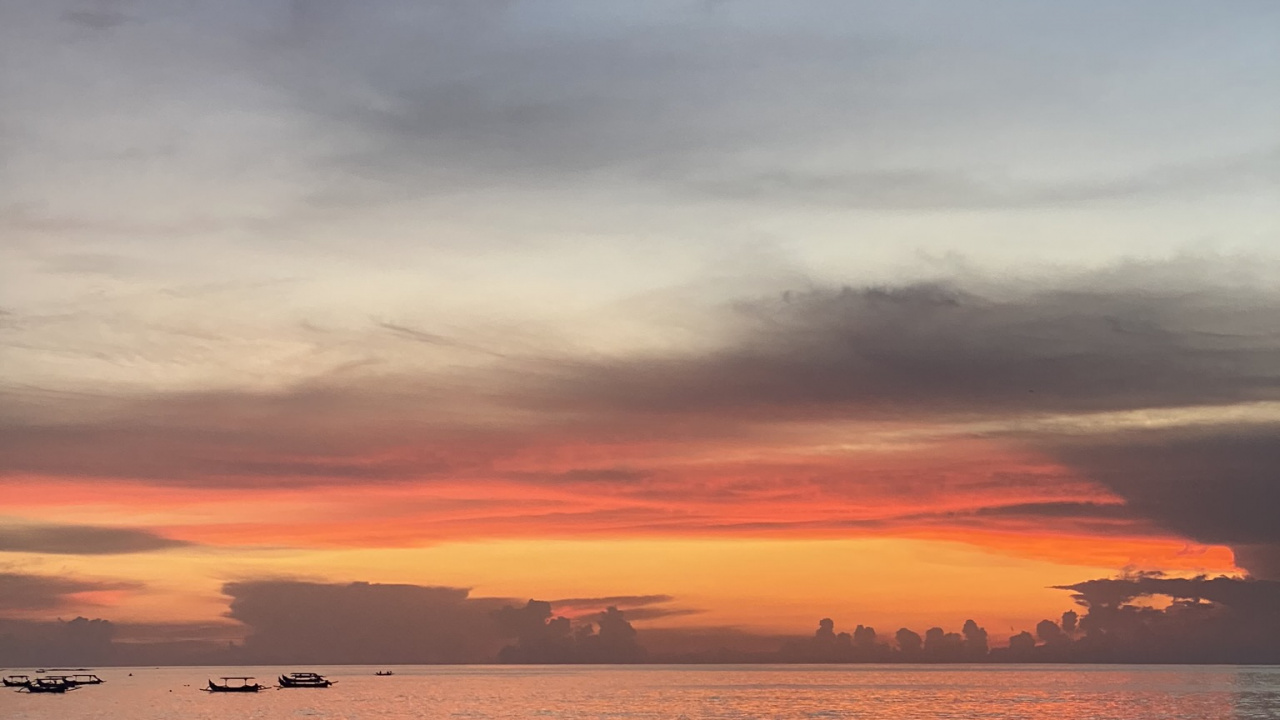 Horizont, Wasser, Meer, Sonnenuntergang, Flüssigkeit. Wallpaper in 1280x720 Resolution