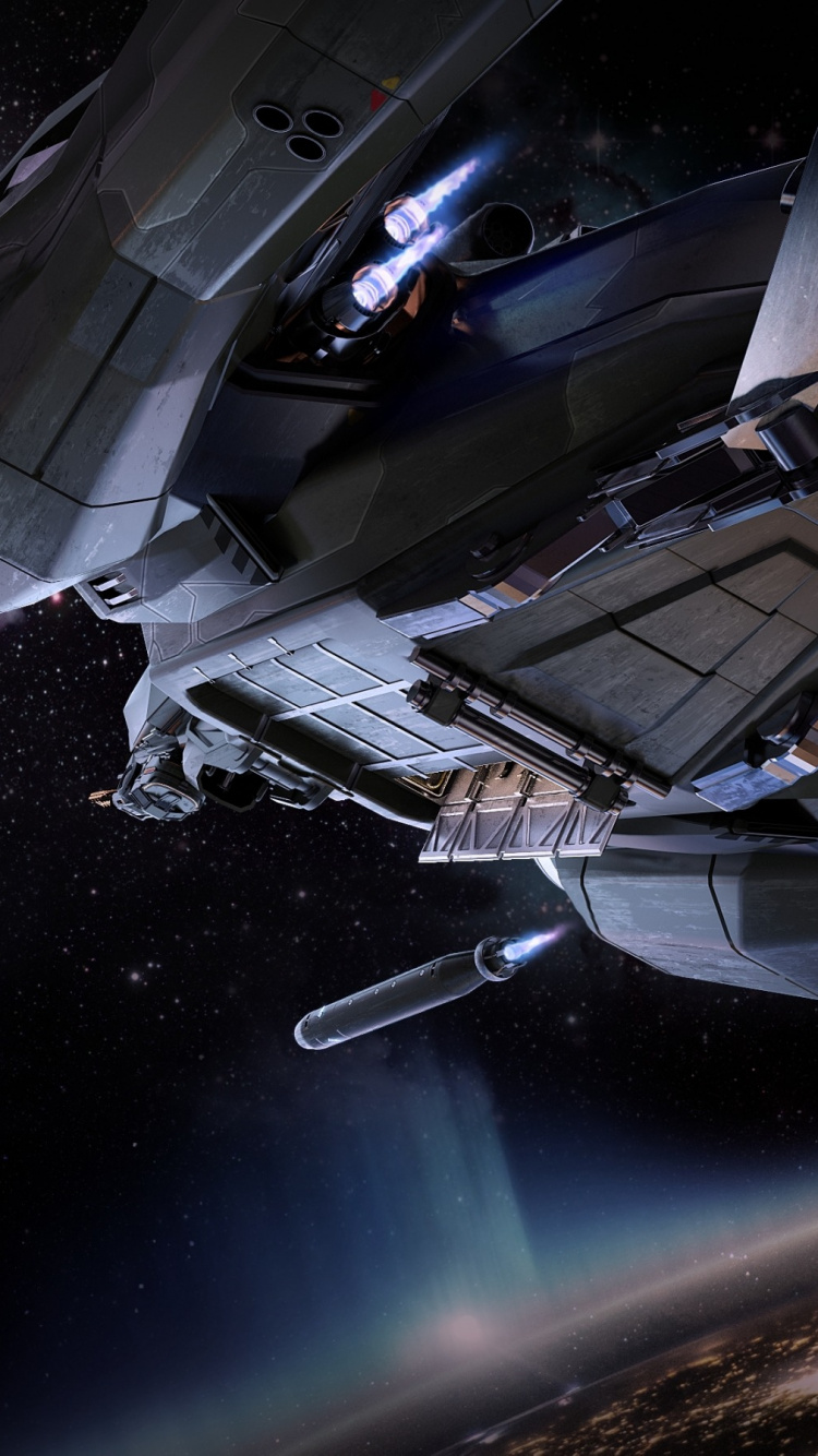 Star Citizen, Arte, el Espacio Exterior, la Estación Espacial, Espacio. Wallpaper in 750x1334 Resolution