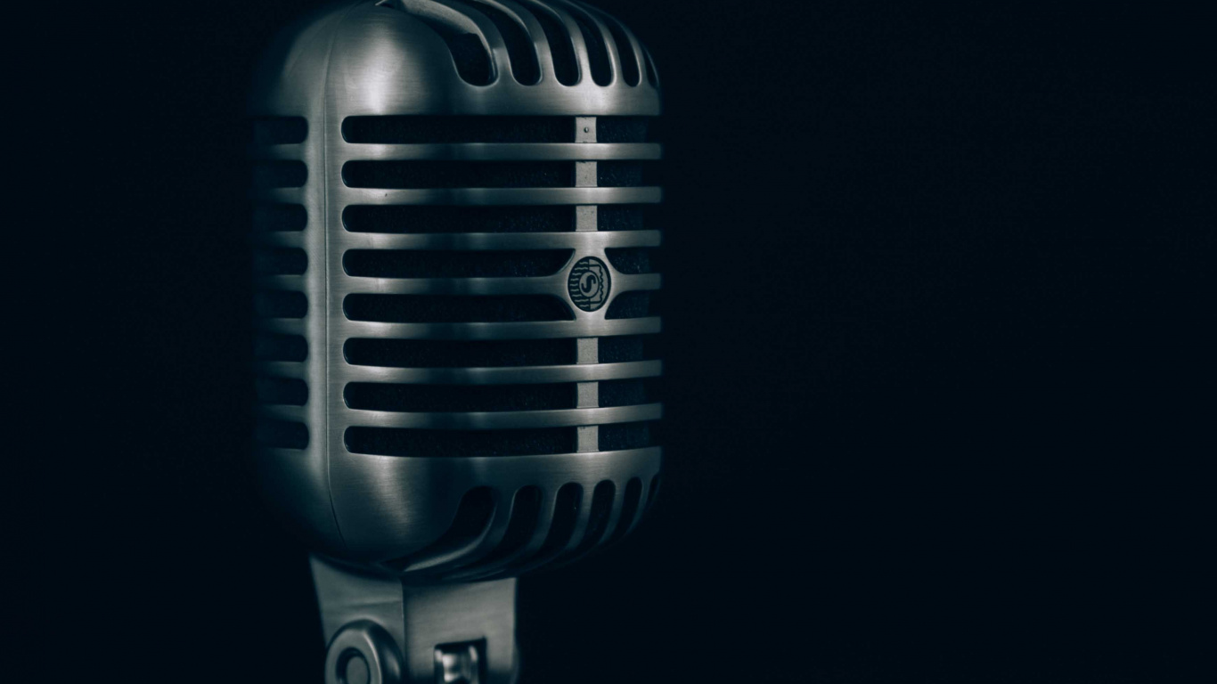 Microphone, Audio Equipment, Technology, Electronic Device, Audio Accessory. Wallpaper in 1366x768 Resolution