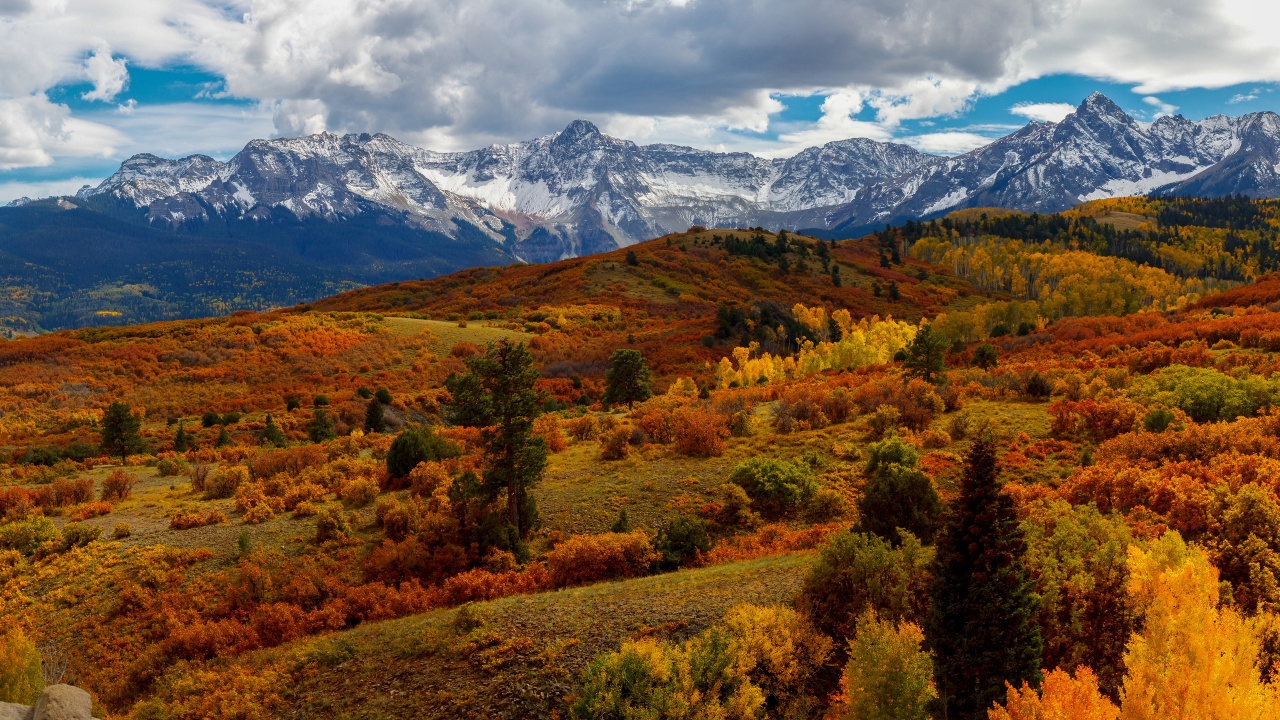 Nature, Mountain, Cloud, Plant, Leaf. Wallpaper in 1280x720 Resolution