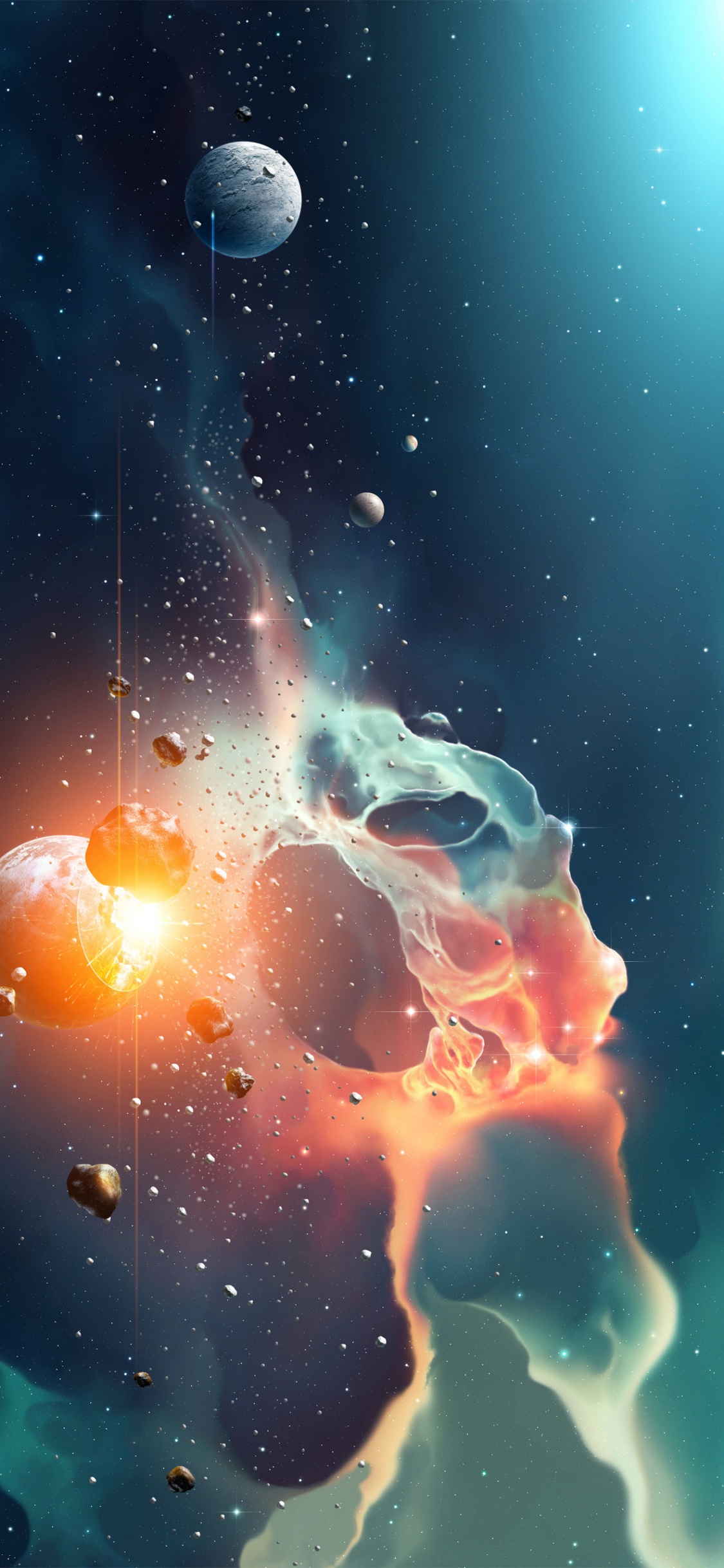 Weltraum, Erde, Universum, Astronomie, Raum. Wallpaper in 1125x2436 Resolution