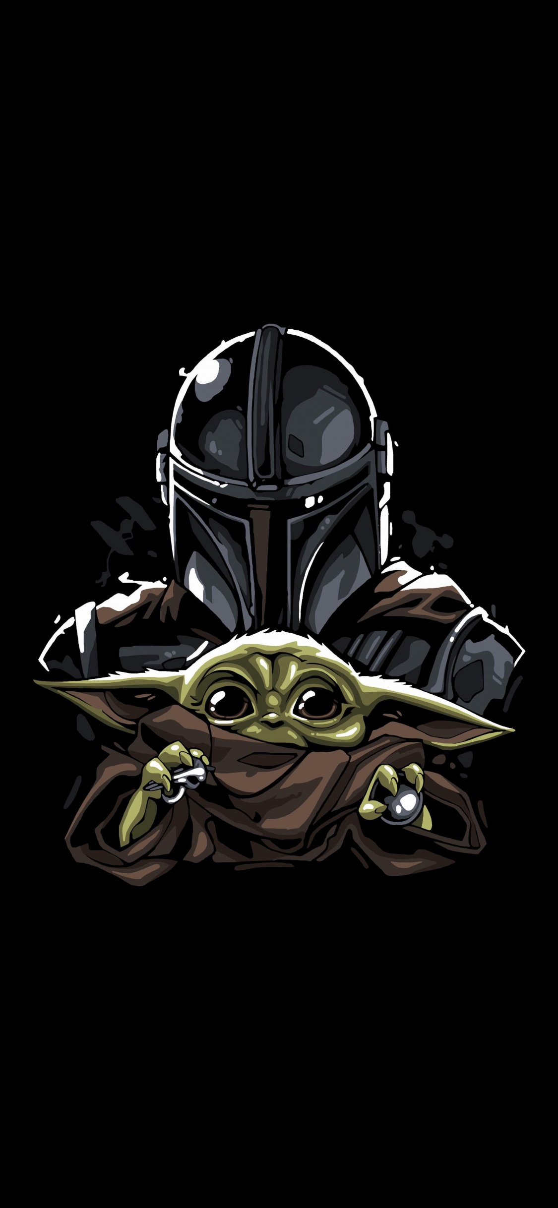 Star Wars, la Walt Disney Company, Yoda, Amoled, Jedi. Wallpaper in 1125x2436 Resolution