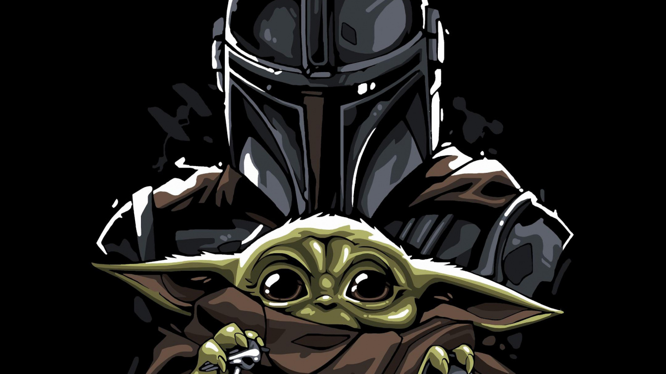 Star Wars, The Walt Disney Company, Yoda, Amoled, Jedi. Wallpaper in 1366x768 Resolution