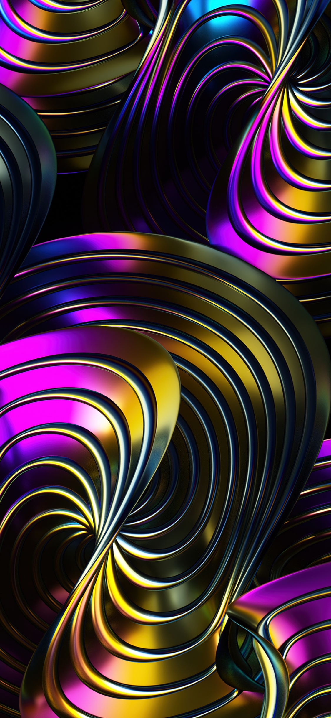 Art Fractal, Art, L'art Numérique, Conception, la Pureté de la Couleur. Wallpaper in 1125x2436 Resolution