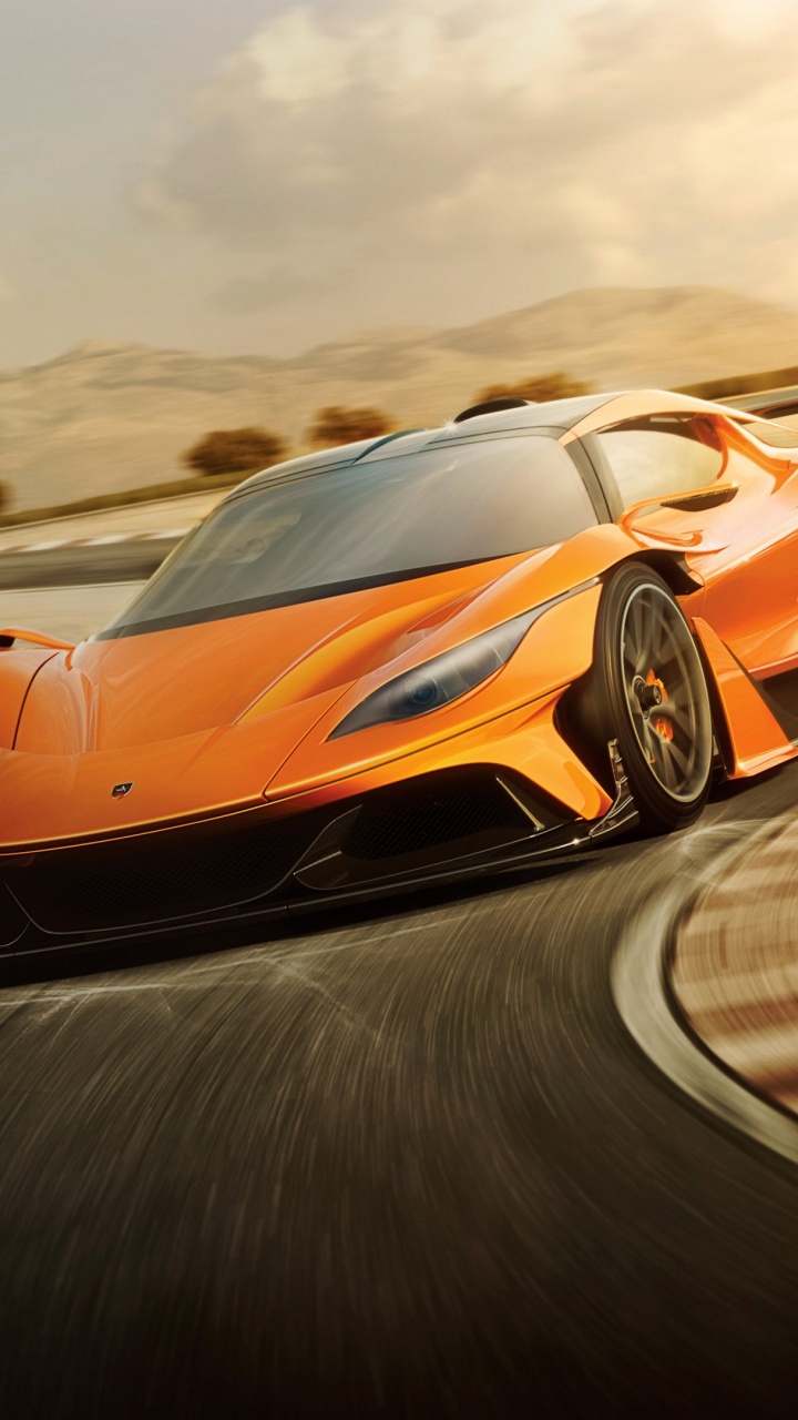 Flèche D'Apollon, Gumpert Apollo, Gumpert, Voiture Apollo, Supercar. Wallpaper in 720x1280 Resolution