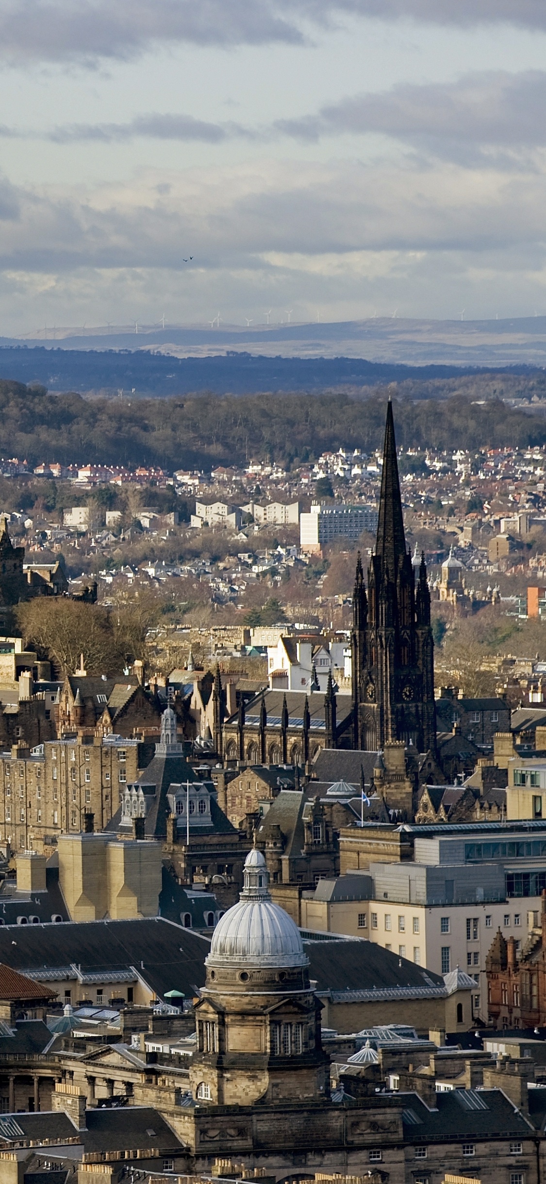 Aerial View of City Buildings During Daytime. Wallpaper in 1125x2436 Resolution
