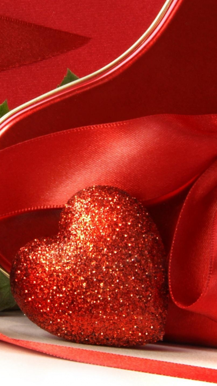 Coraz, el Día de San Valentín, Rojo, Amor, Pétalo. Wallpaper in 750x1334 Resolution