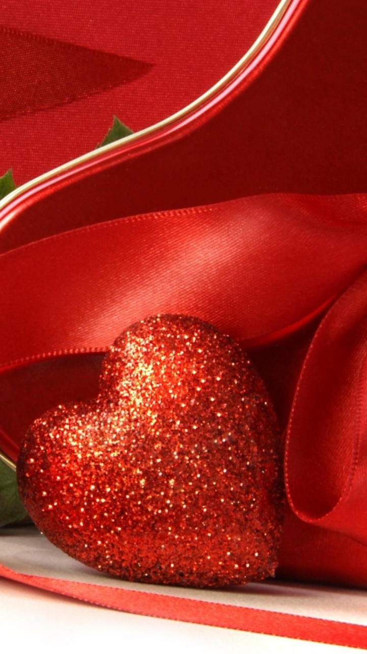 Cœur, le Jour de Valentines, Roses, Red, Amour. Wallpaper in 720x1280 Resolution