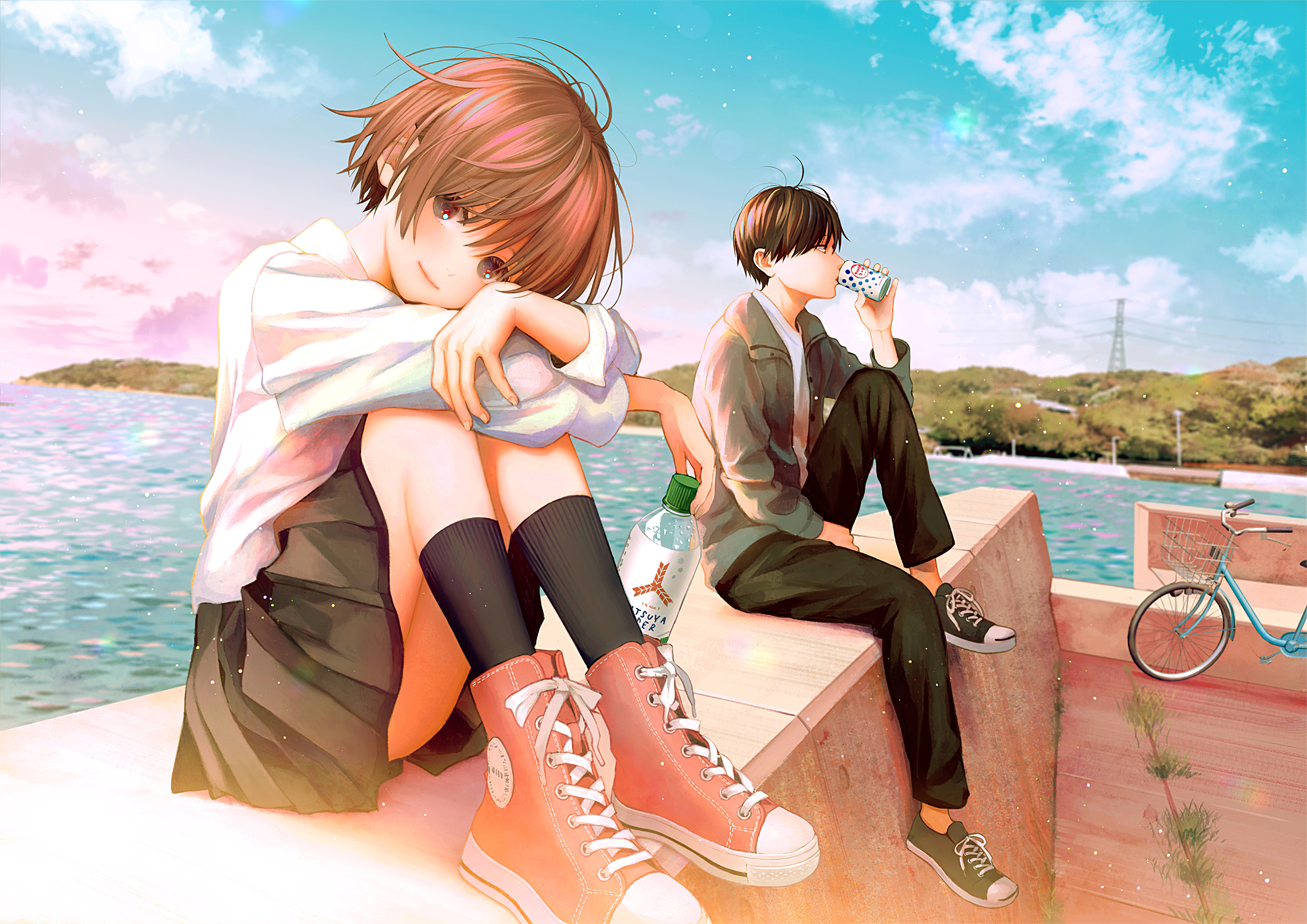 Dakaroth Wallpaper: Anime Couple | Anime kiss, Awesome anime, Anime romance